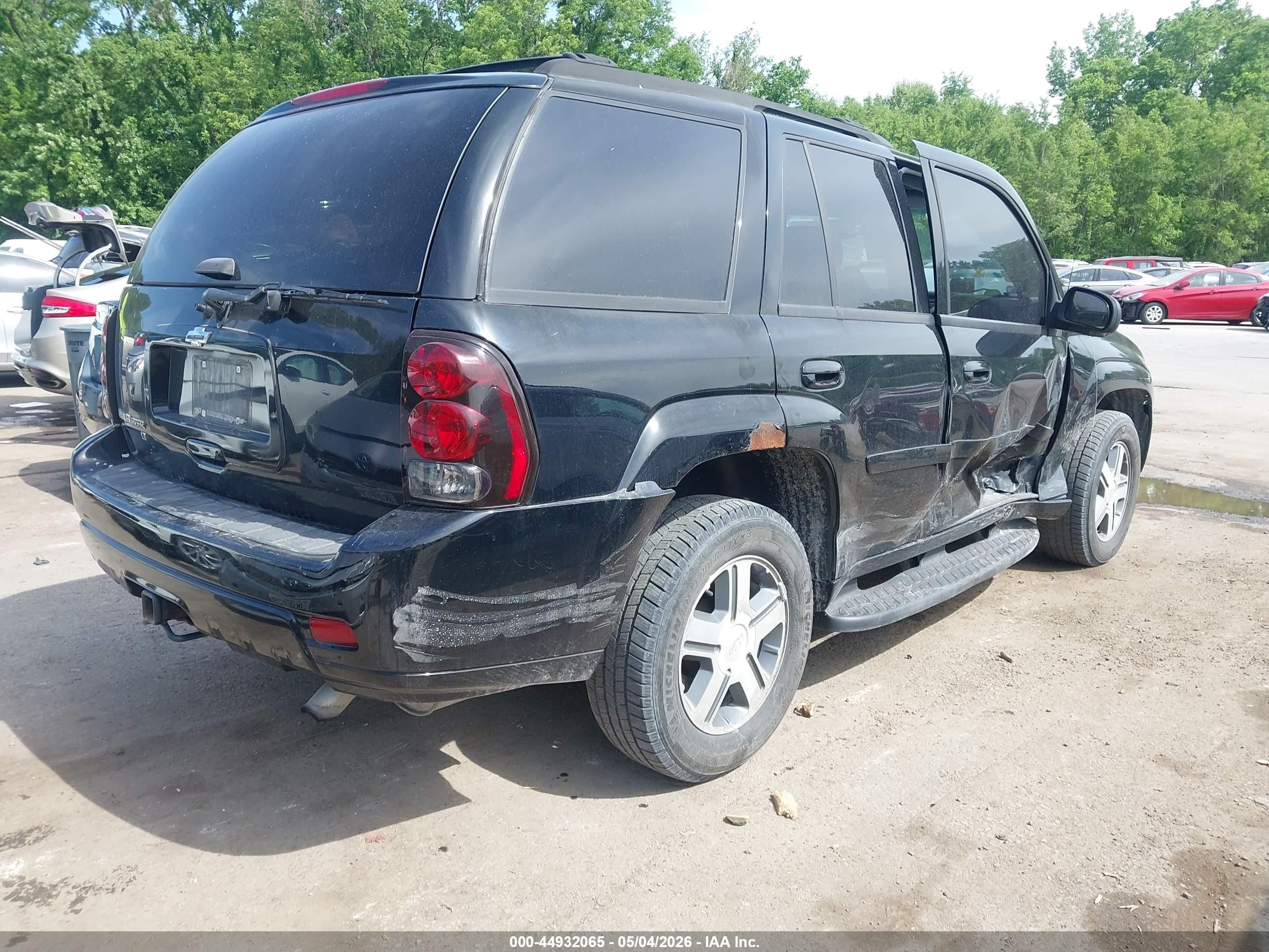 2006 Chevrolet Trailblazer Lt Черный vin: 1GNET13M962166782
