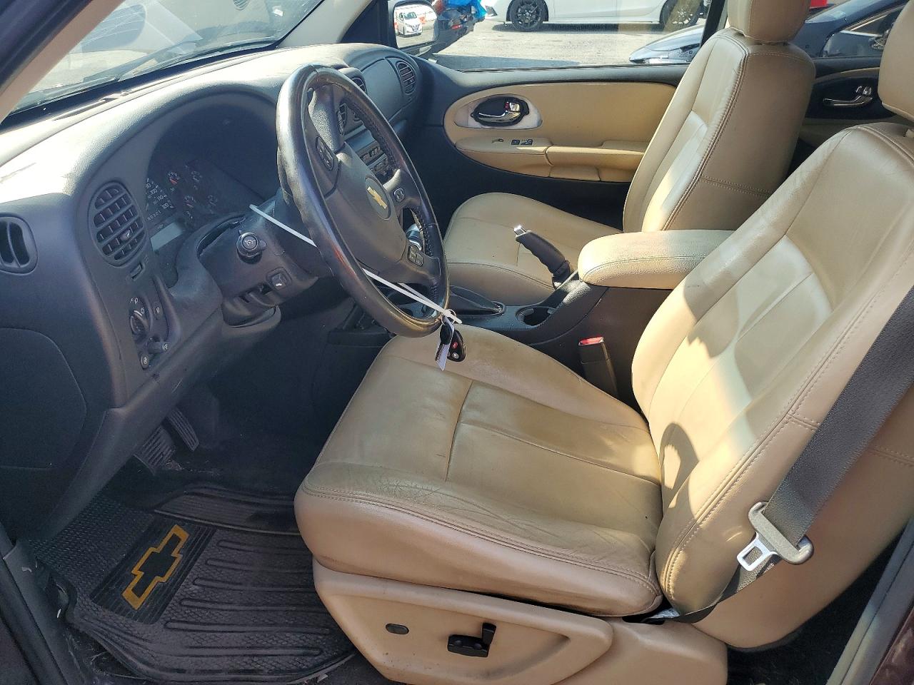 2007 Chevrolet Trailblazer Ls Burgundy vin: 1GNET13M972261831