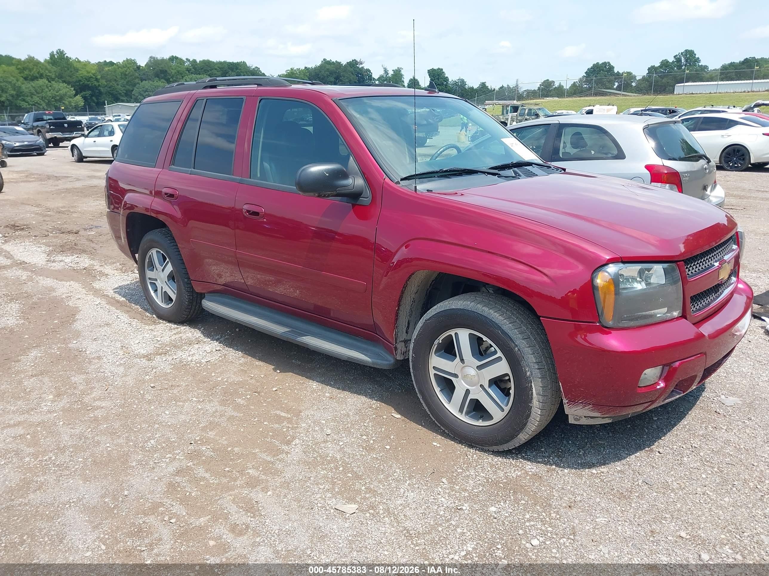 2006 Chevrolet Trailblazer Lt Красный vin: 1GNET13MX62126274
