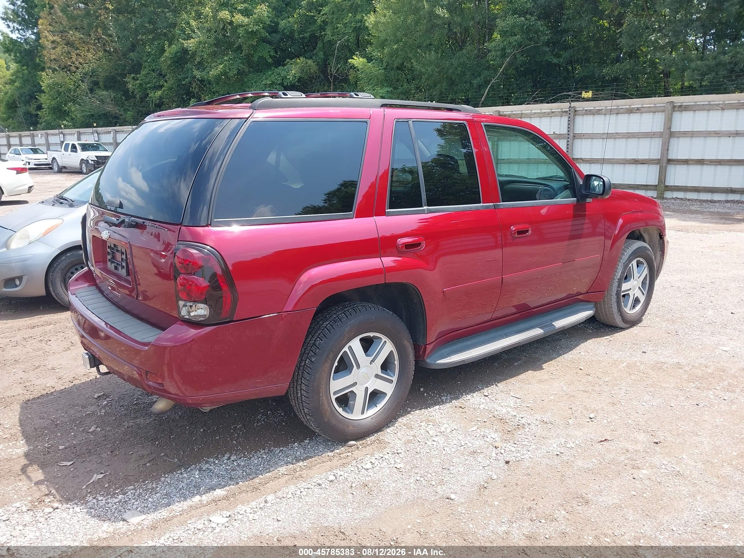 2006 Chevrolet Trailblazer Lt Красный vin: 1GNET13MX62126274