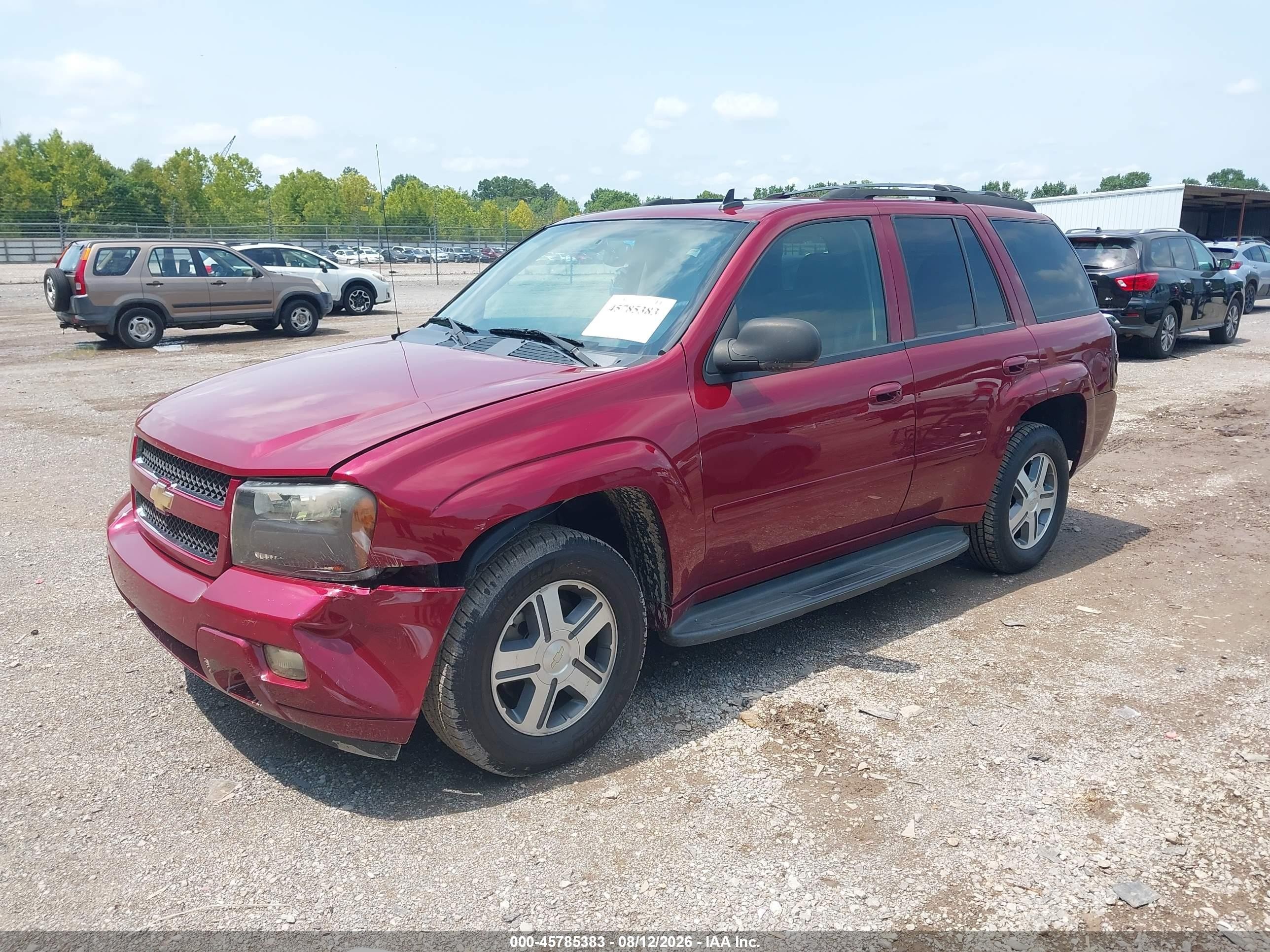 2006 Chevrolet Trailblazer Lt Красный vin: 1GNET13MX62126274