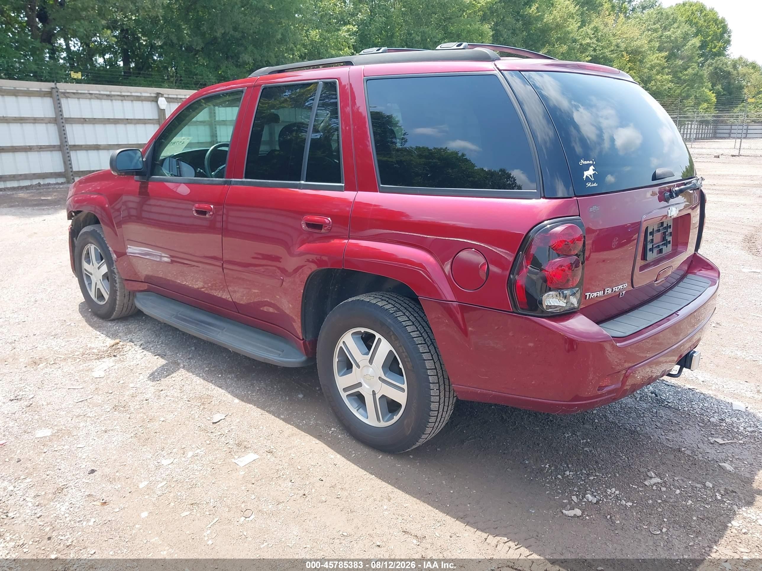 2006 Chevrolet Trailblazer Lt Красный vin: 1GNET13MX62126274