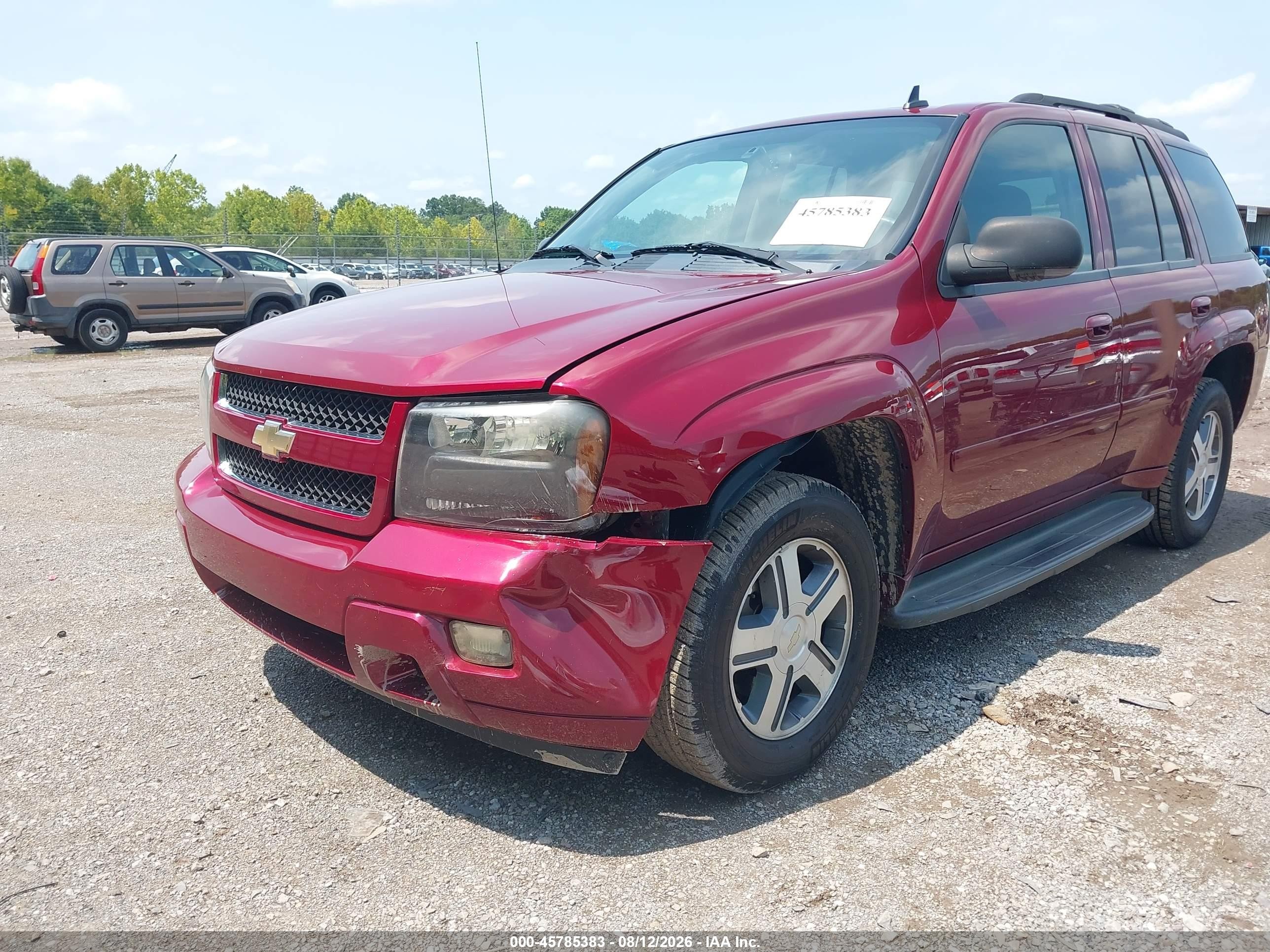 2006 Chevrolet Trailblazer Lt Красный vin: 1GNET13MX62126274