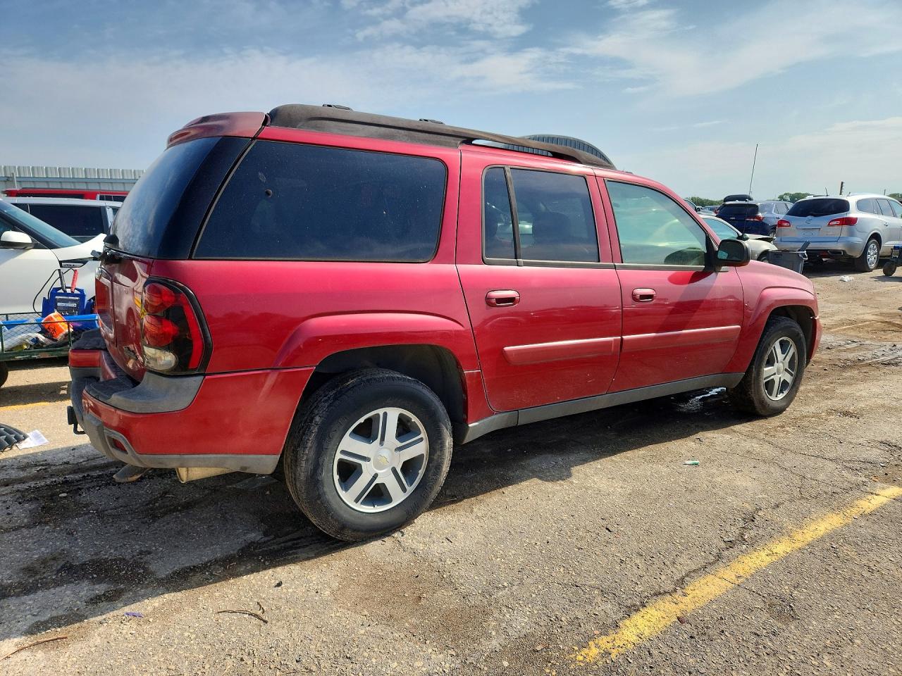 2005 Chevrolet Trailblazer Ext Ls Red vin: 1GNET16M856156389