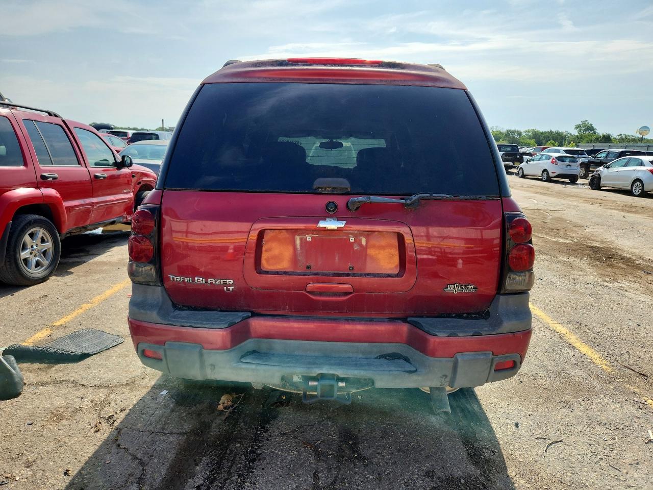 2005 Chevrolet Trailblazer Ext Ls Red vin: 1GNET16M856156389