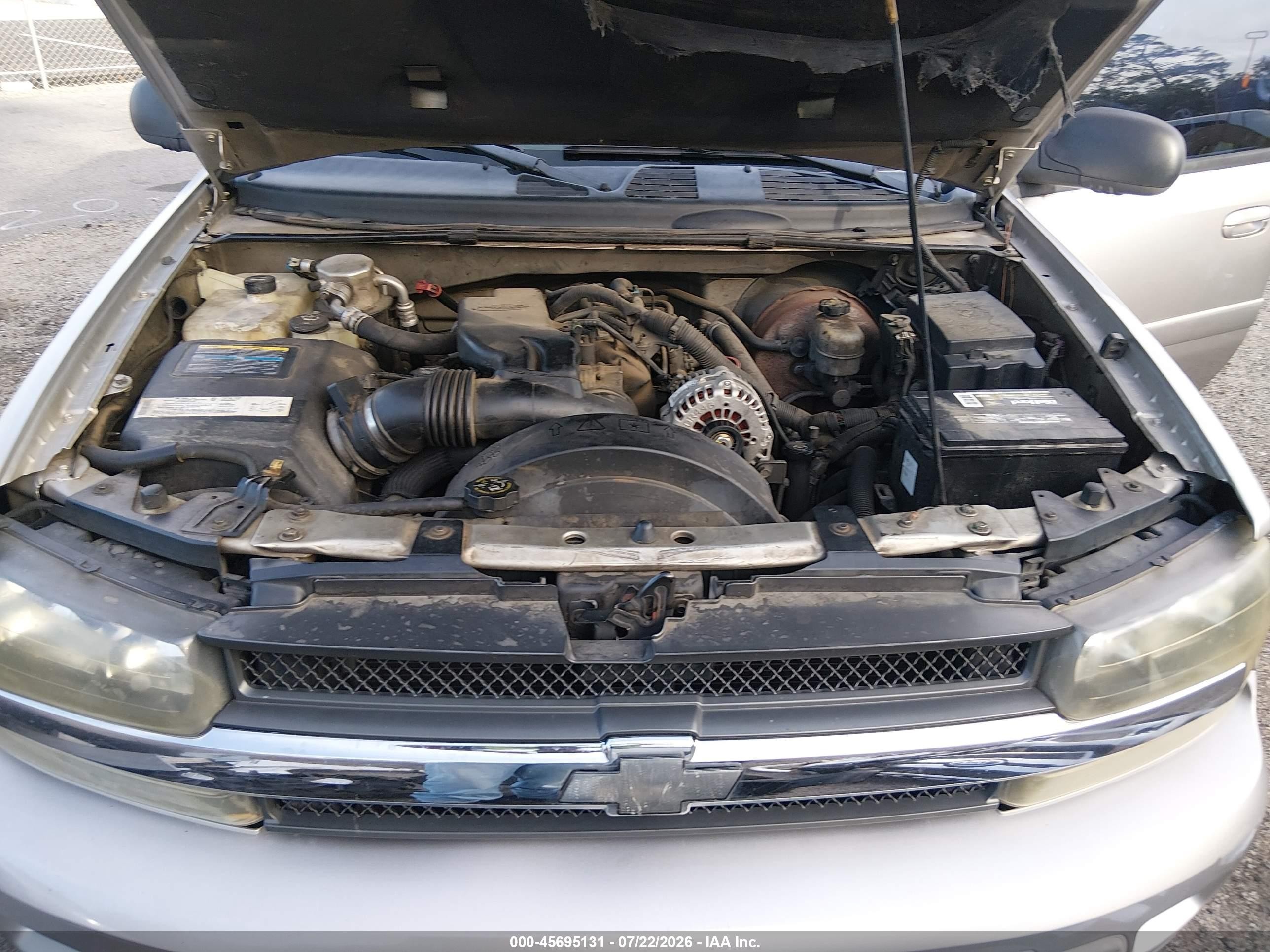 2004 Chevrolet Trailblazer Ext Lt Серый vin: 1GNET16P746223248