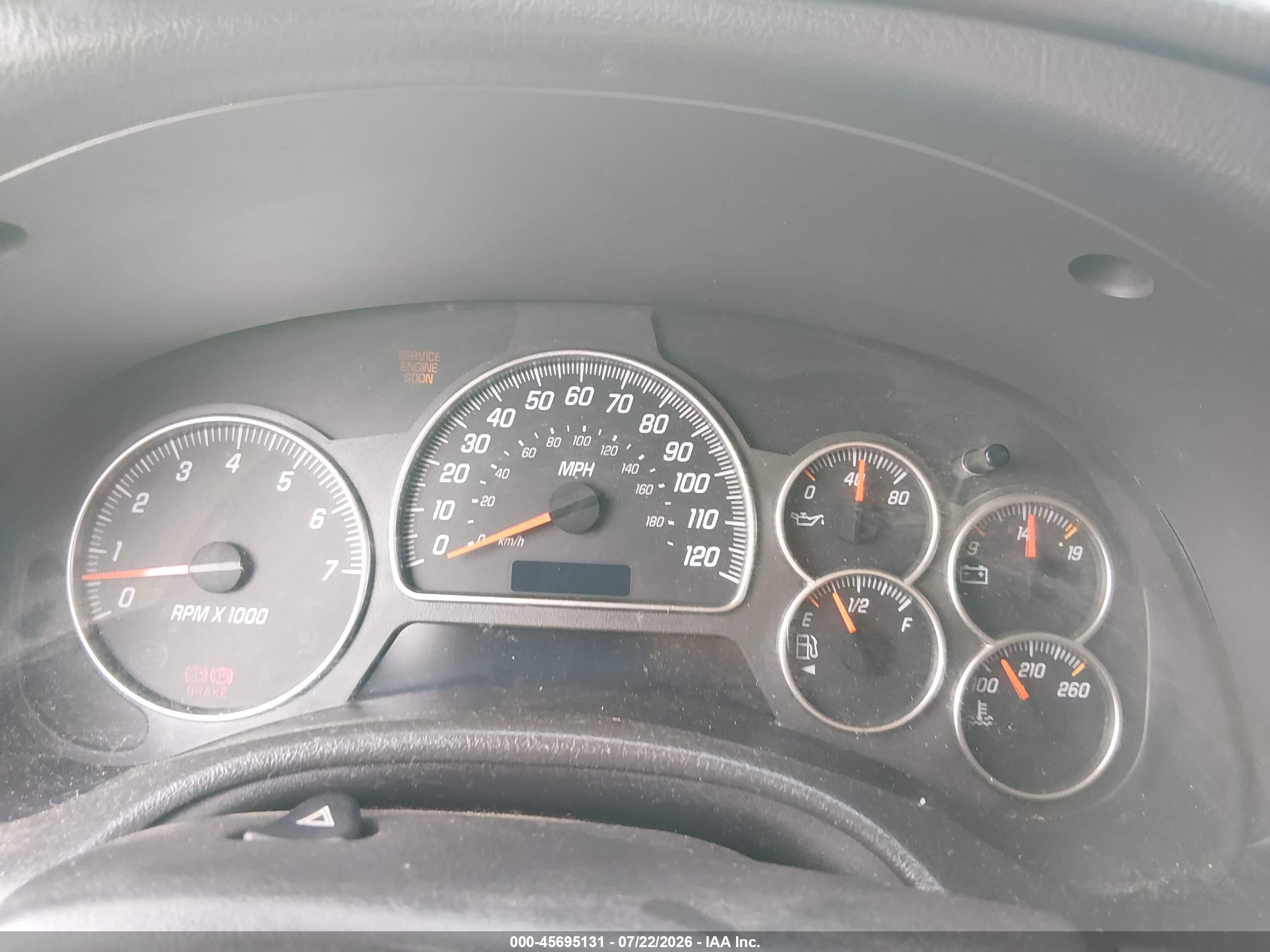 2004 Chevrolet Trailblazer Ext Lt Серый vin: 1GNET16P746223248