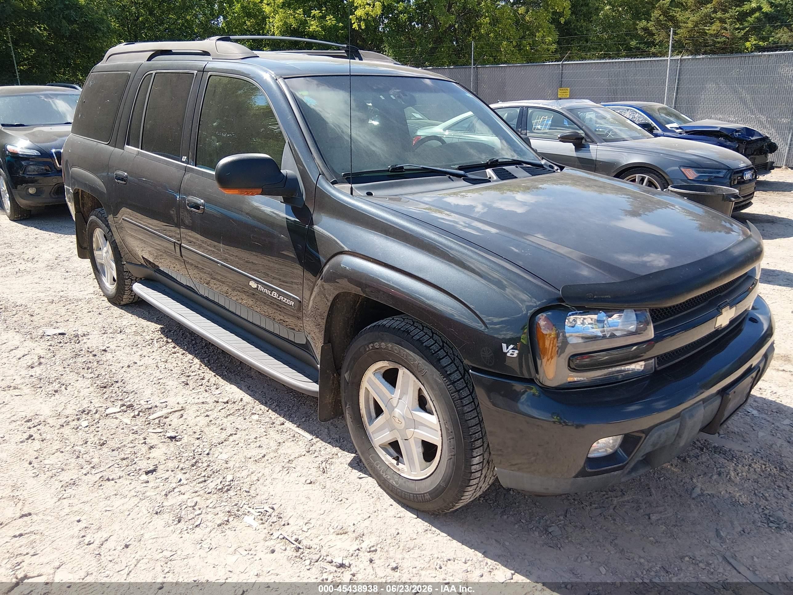 2003 Chevrolet Trailblazer Ext Lt Black vin: 1GNET16P836189884