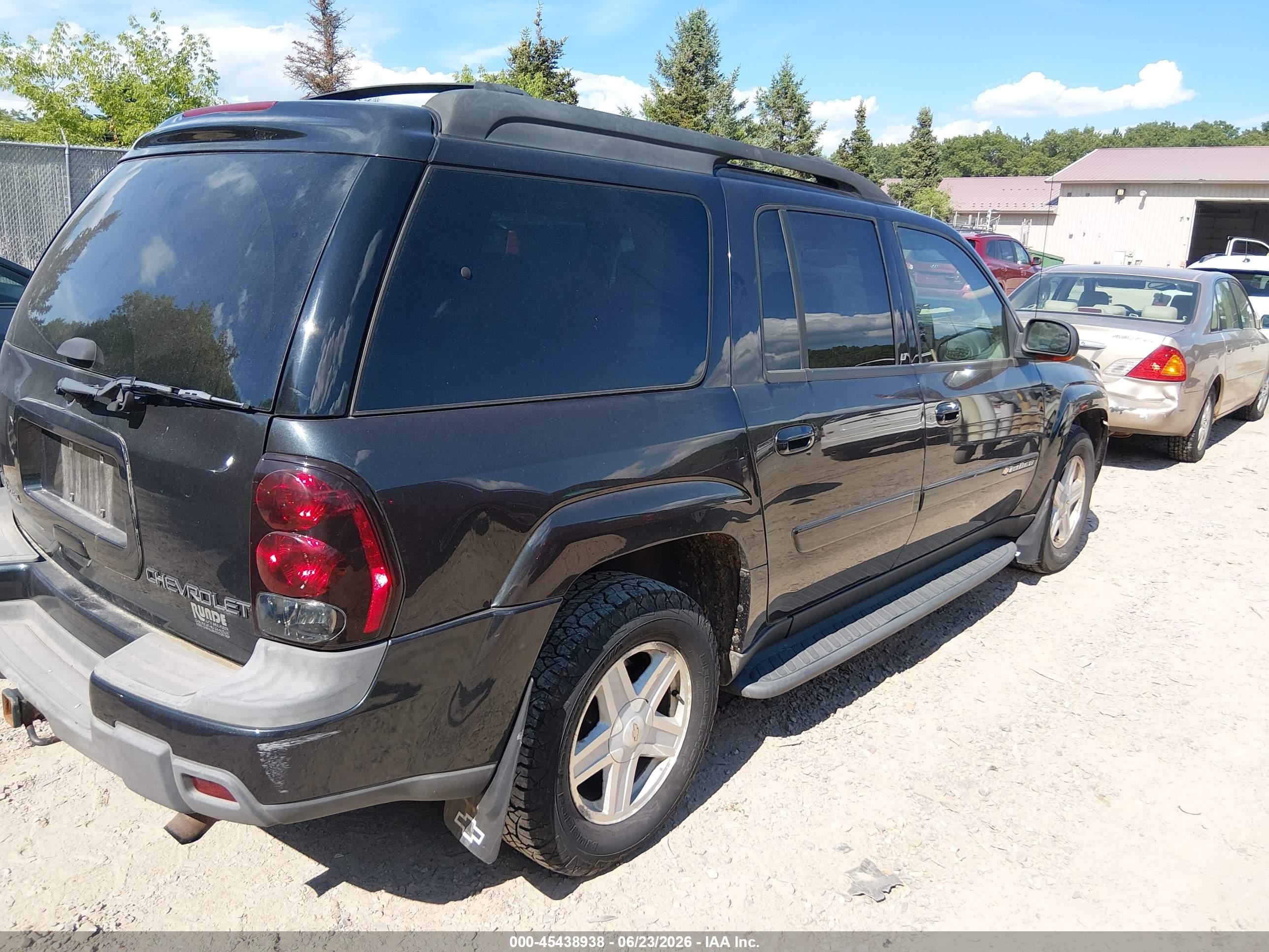 2003 Chevrolet Trailblazer Ext Lt Black vin: 1GNET16P836189884