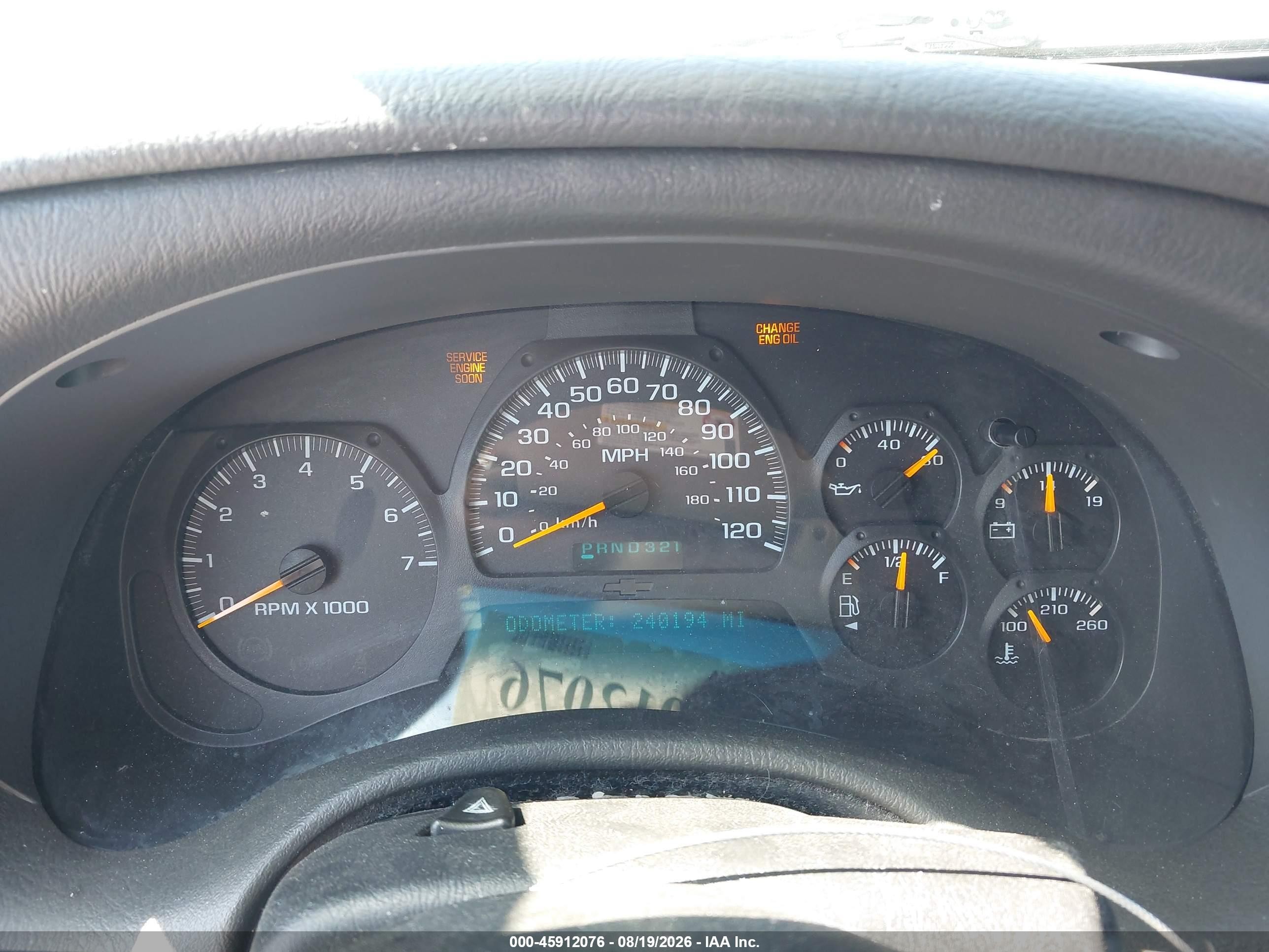 2004 Chevrolet Trailblazer Ext Lt Silver vin: 1GNET16P946131302