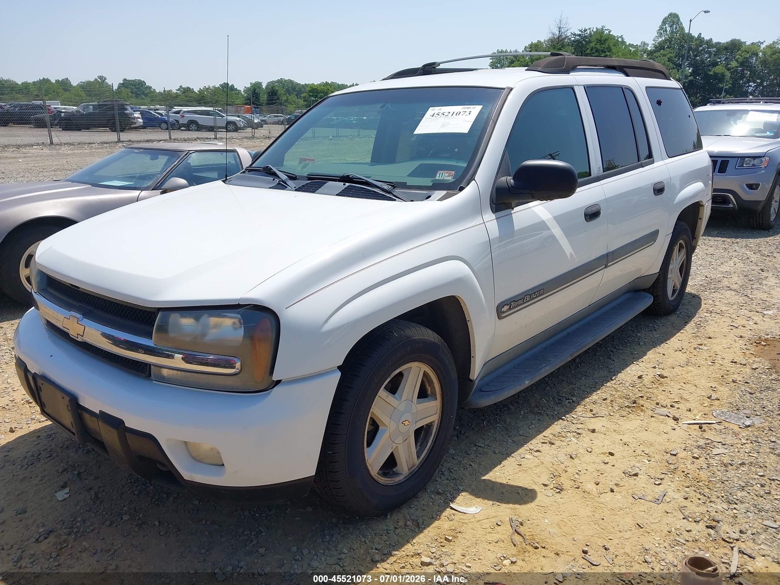 2002 Chevrolet Trailblazer Ext Lt White vin: 1GNET16S026130377