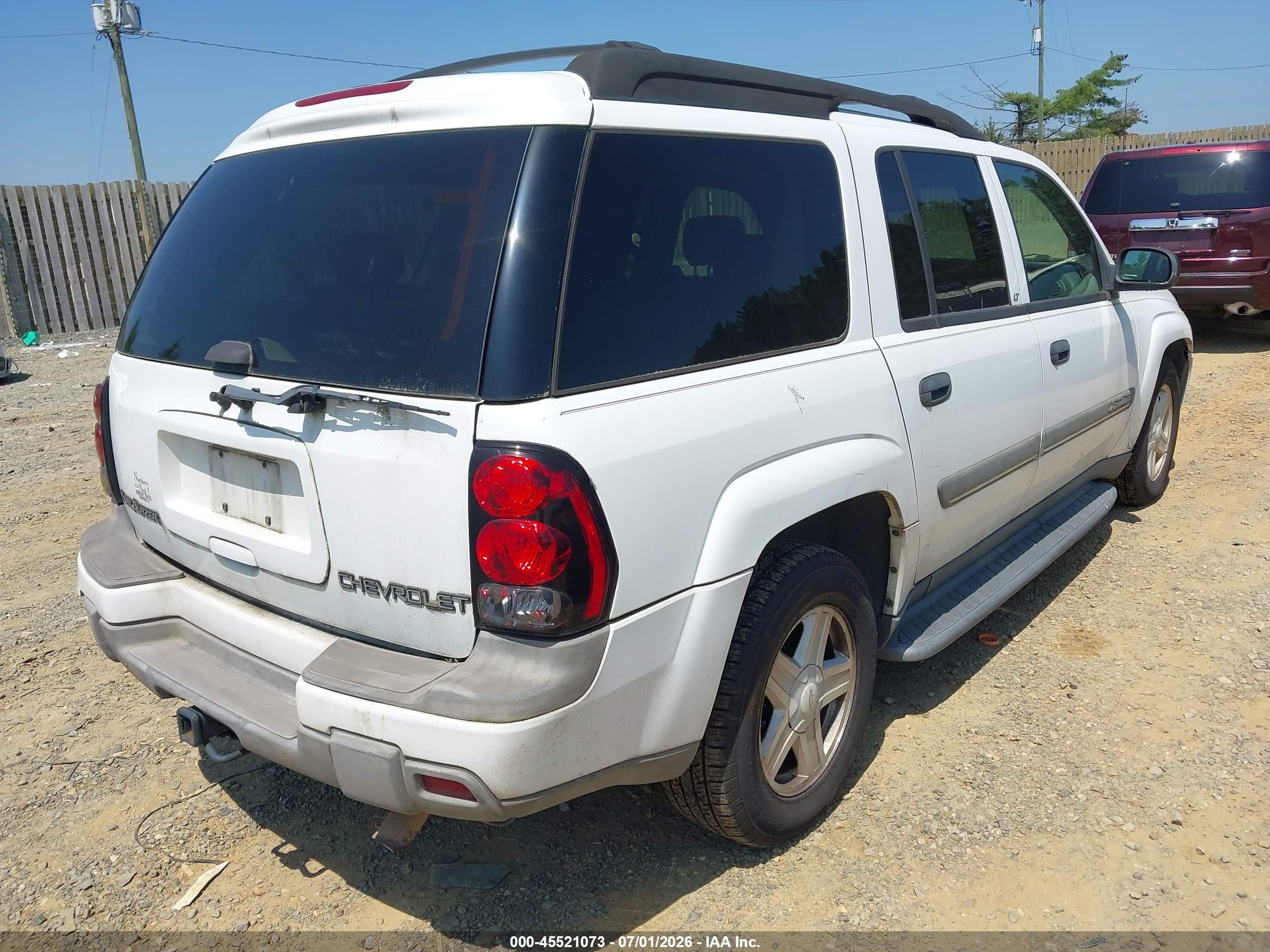 2002 Chevrolet Trailblazer Ext Lt White vin: 1GNET16S026130377
