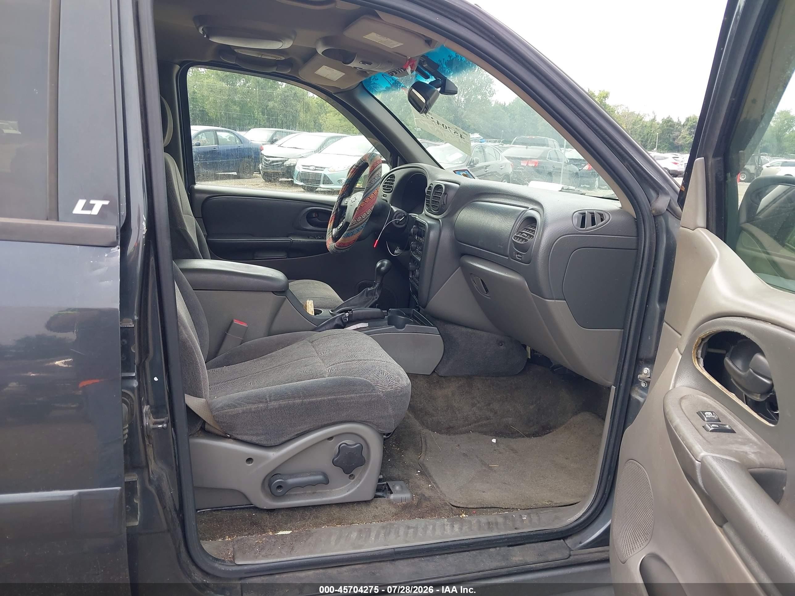 2003 Chevrolet Trailblazer Ext Lt Gray vin: 1GNET16S036156186