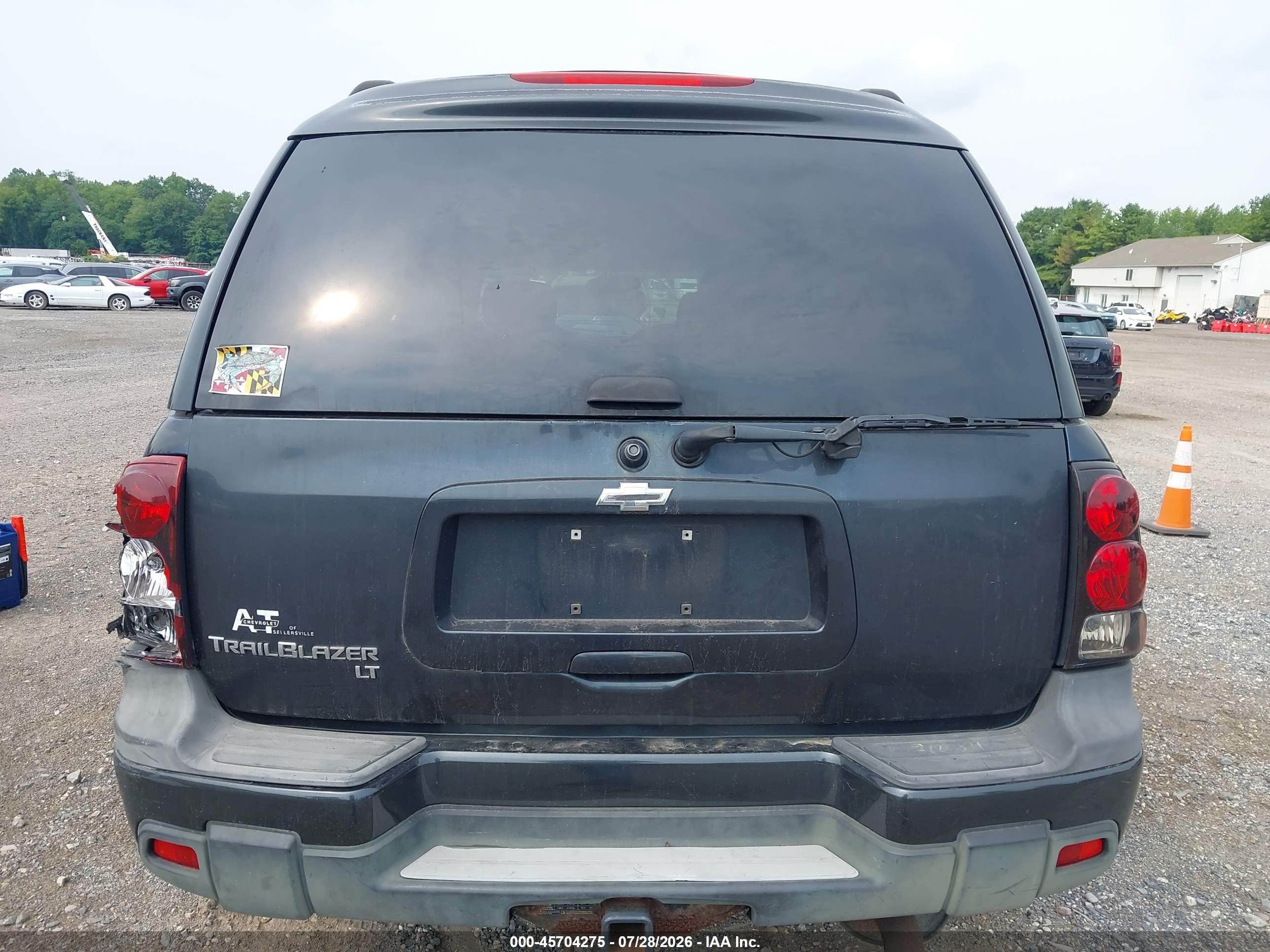 2003 Chevrolet Trailblazer Ext Lt Gray vin: 1GNET16S036156186