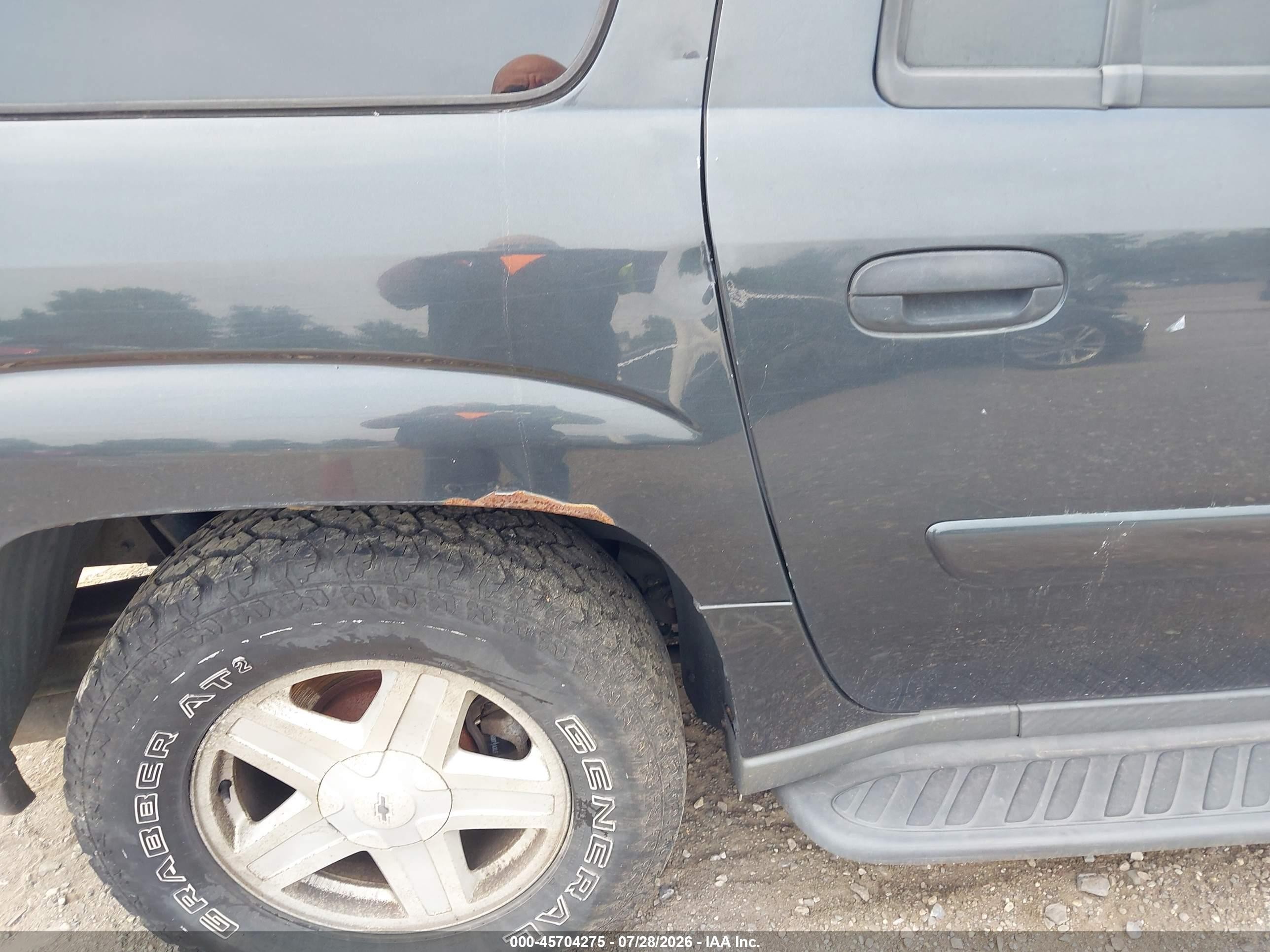 2003 Chevrolet Trailblazer Ext Lt Gray vin: 1GNET16S036156186
