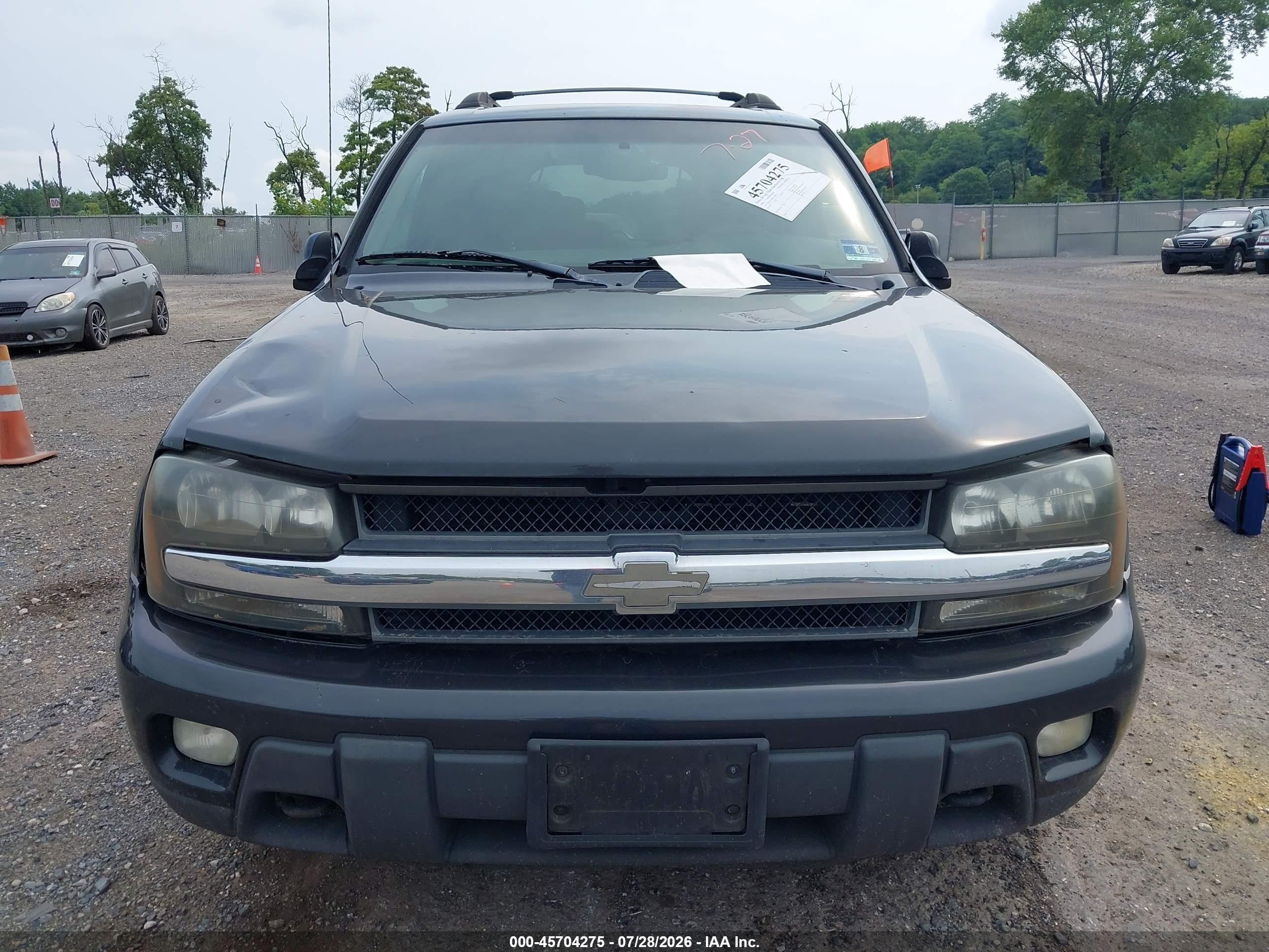 2003 Chevrolet Trailblazer Ext Lt Gray vin: 1GNET16S036156186