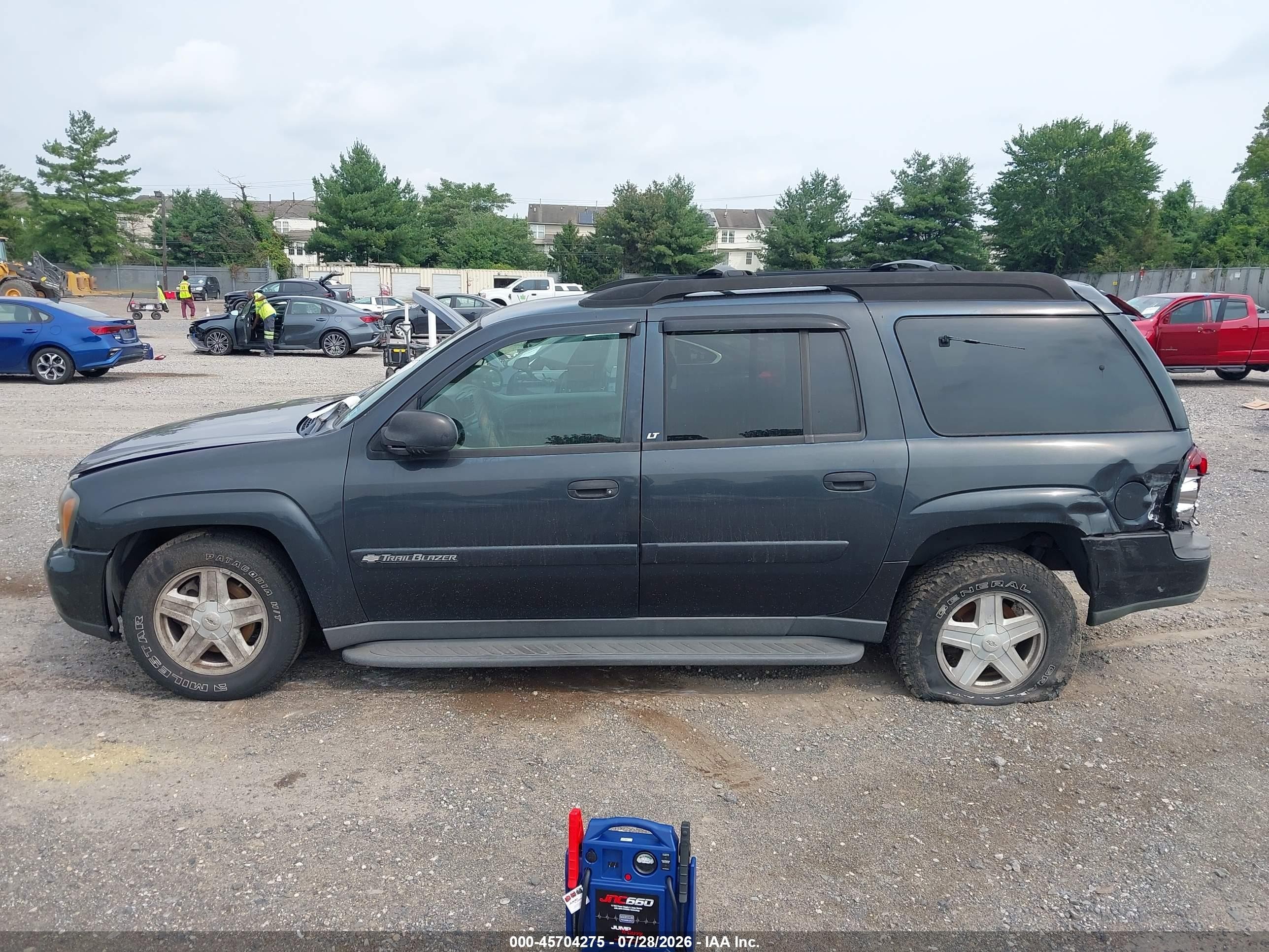 2003 Chevrolet Trailblazer Ext Lt Gray vin: 1GNET16S036156186