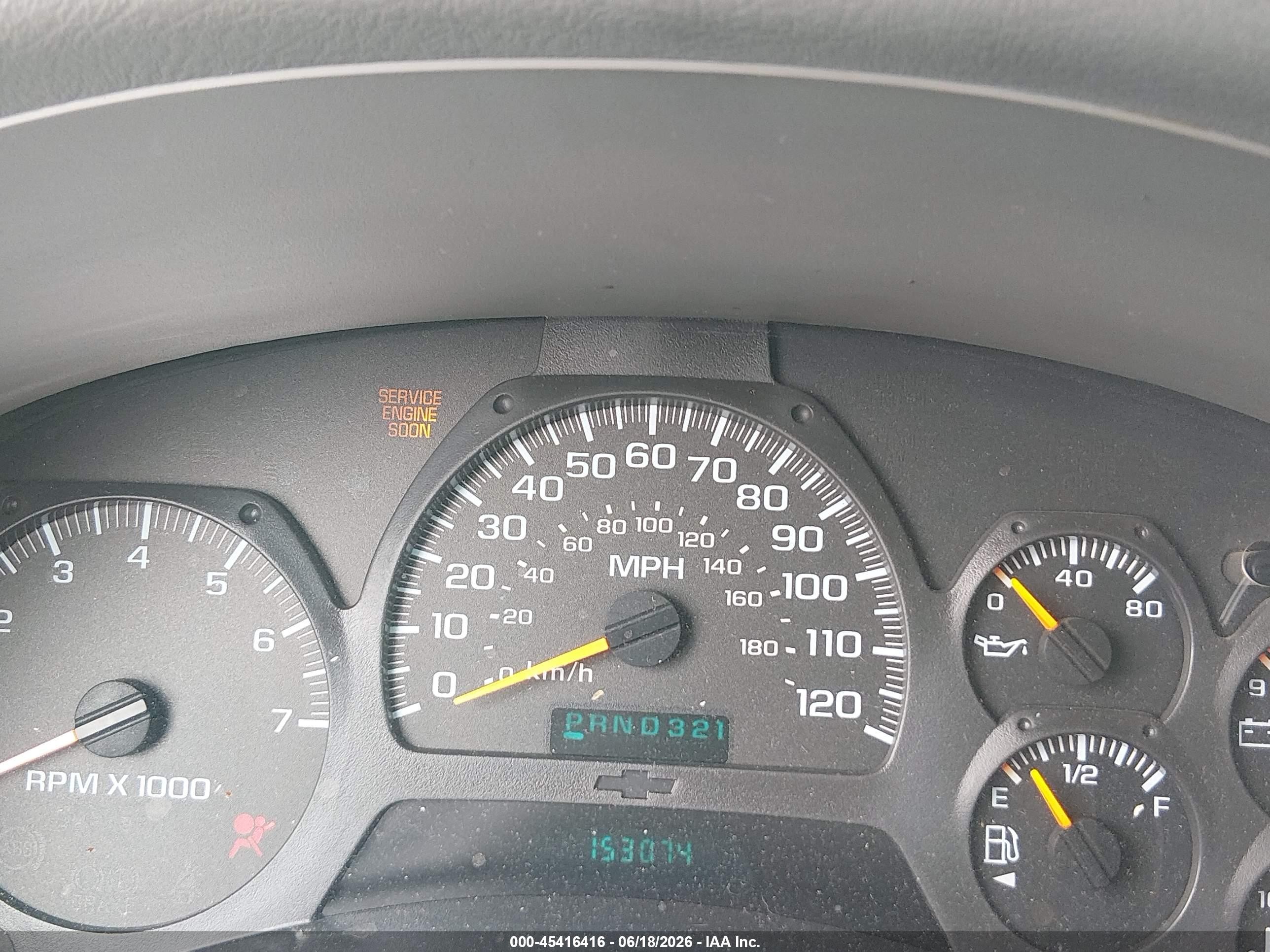 2004 Chevrolet Trailblazer Ext Ls Blue vin: 1GNET16S046108737