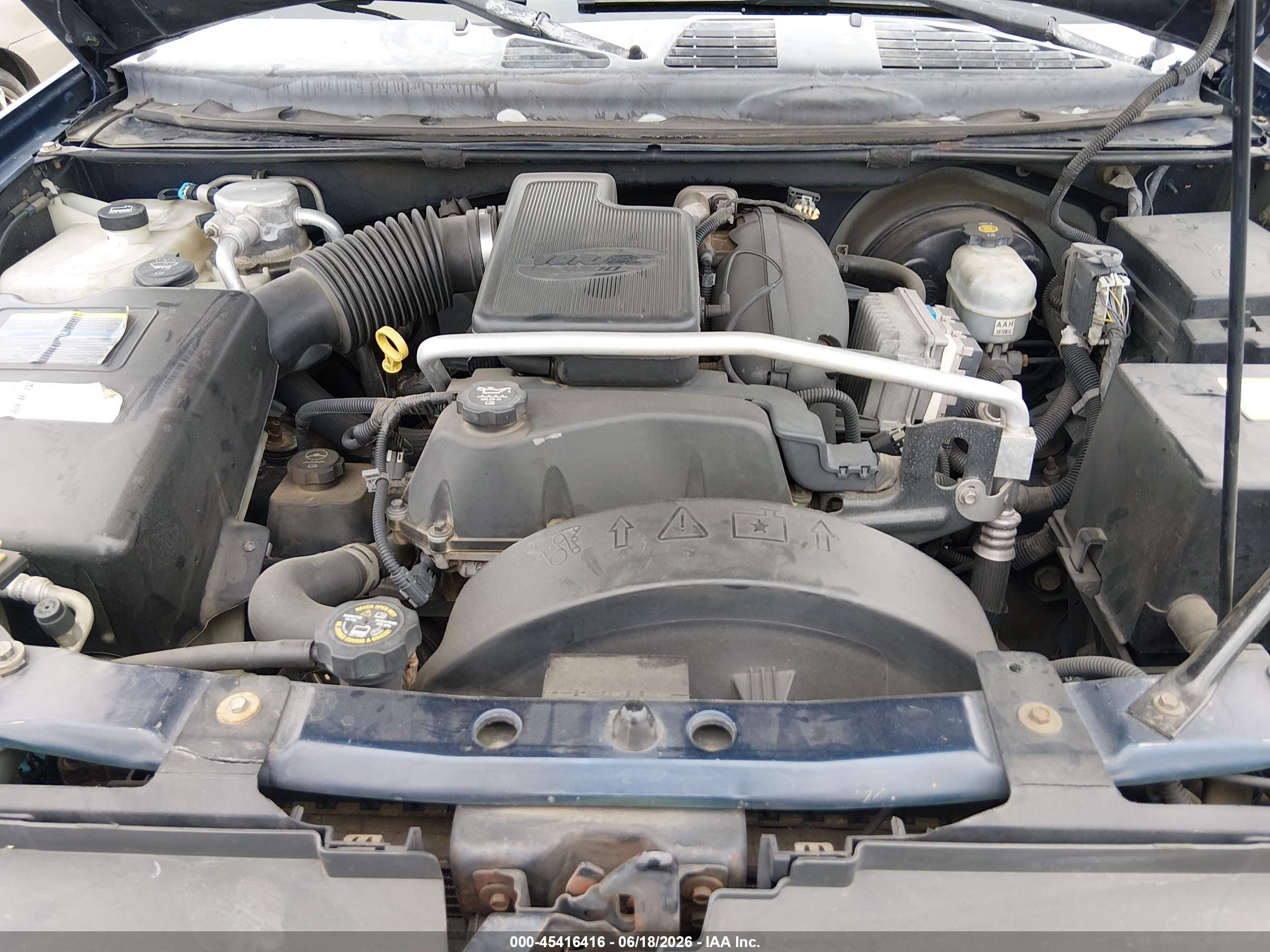 2004 Chevrolet Trailblazer Ext Ls Blue vin: 1GNET16S046108737