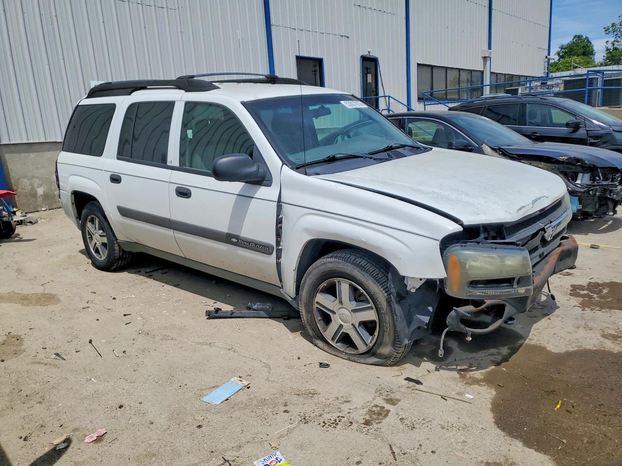 2004 Chevrolet Trailblazer Ext Ls White vin: 1GNET16S046108866