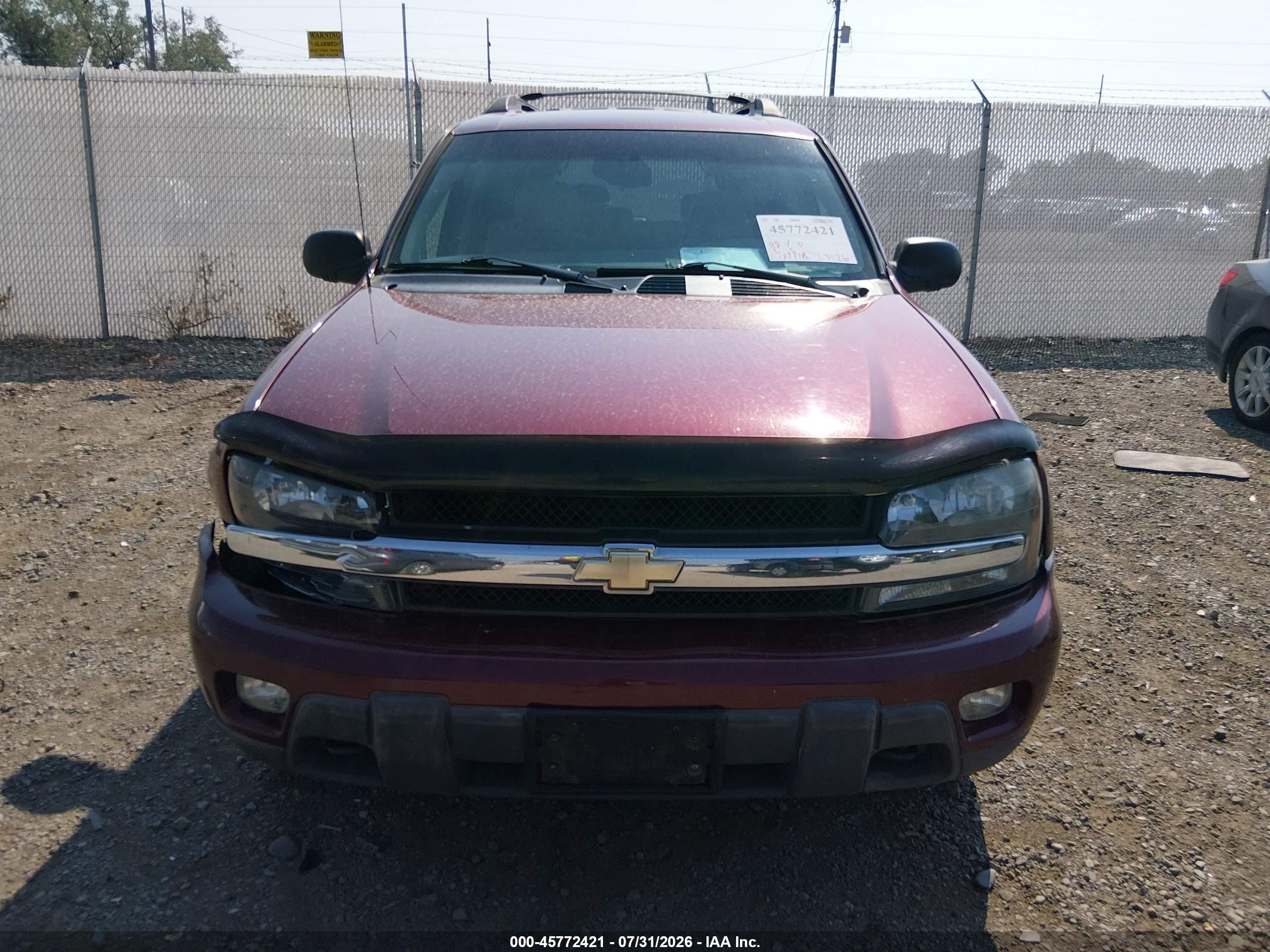 2005 Chevrolet Trailblazer Ext Ls Темно-бордовый vin: 1GNET16S056153257