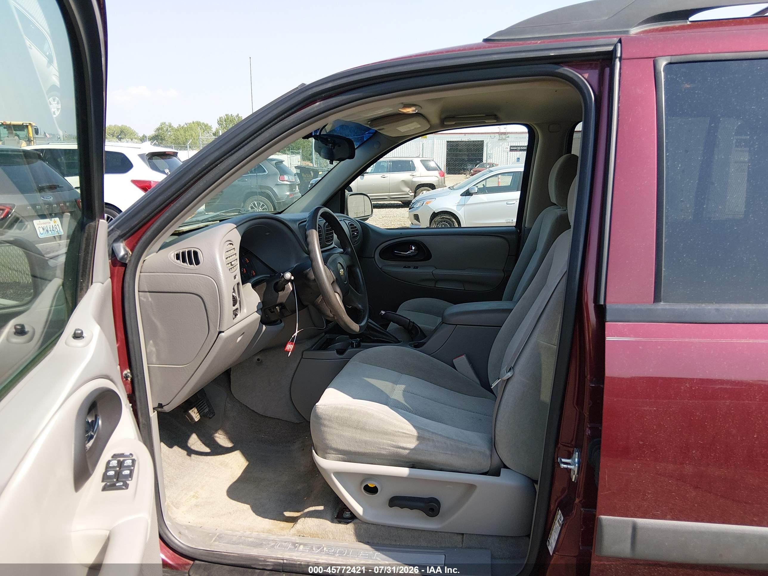 2005 Chevrolet Trailblazer Ext Ls Темно-бордовый vin: 1GNET16S056153257