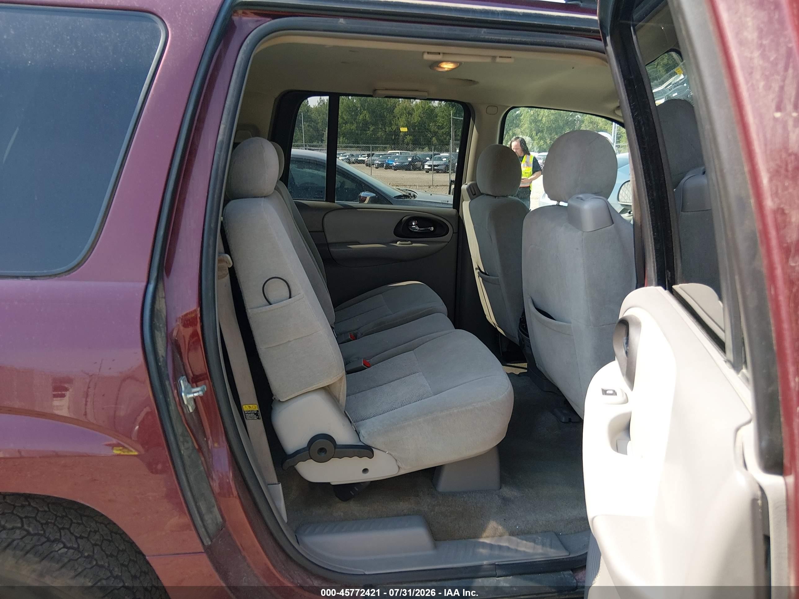 2005 Chevrolet Trailblazer Ext Ls Темно-бордовый vin: 1GNET16S056153257