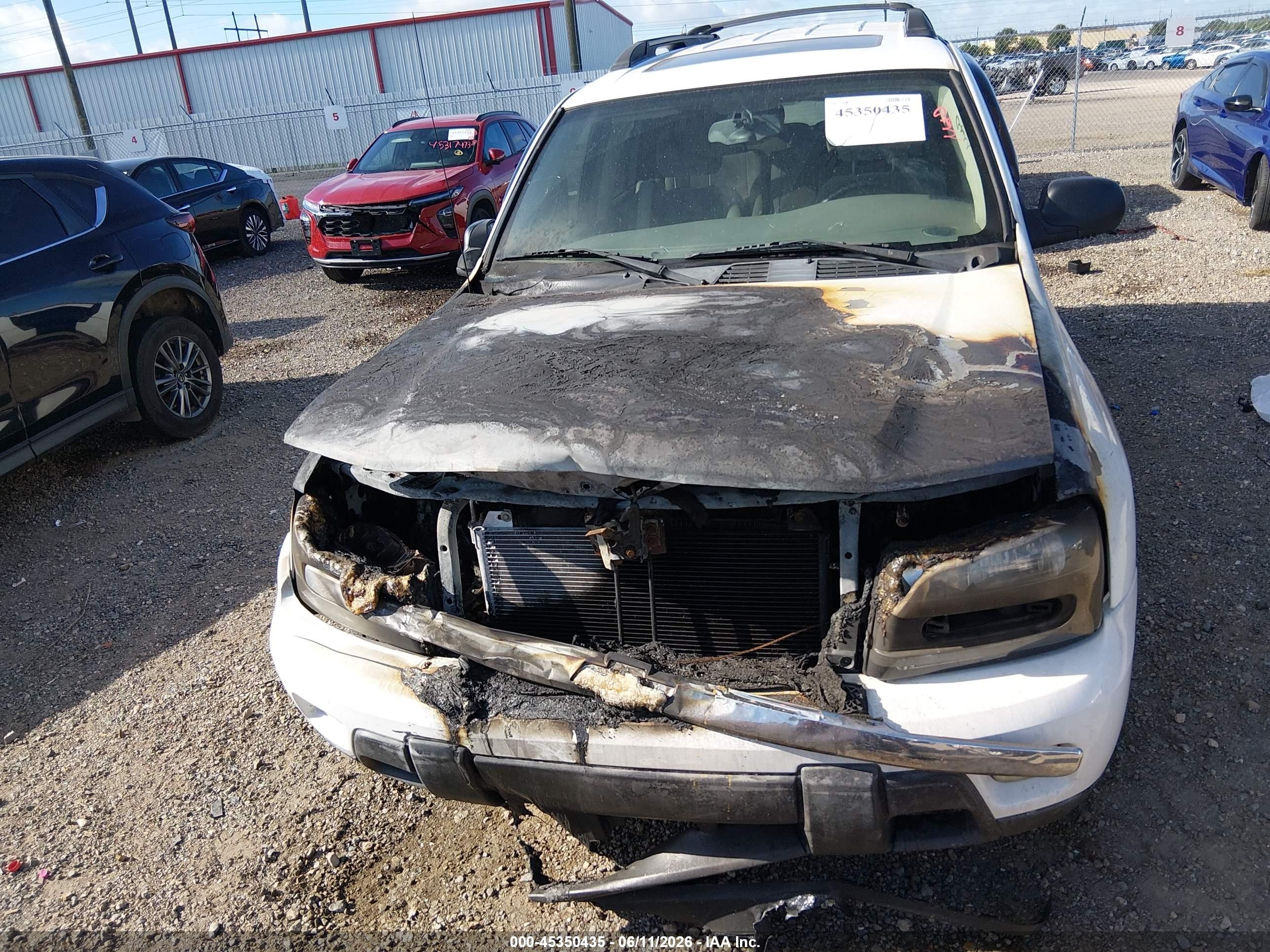 2006 Chevrolet Trailblazer Ext Ls White vin: 1GNET16S066143202