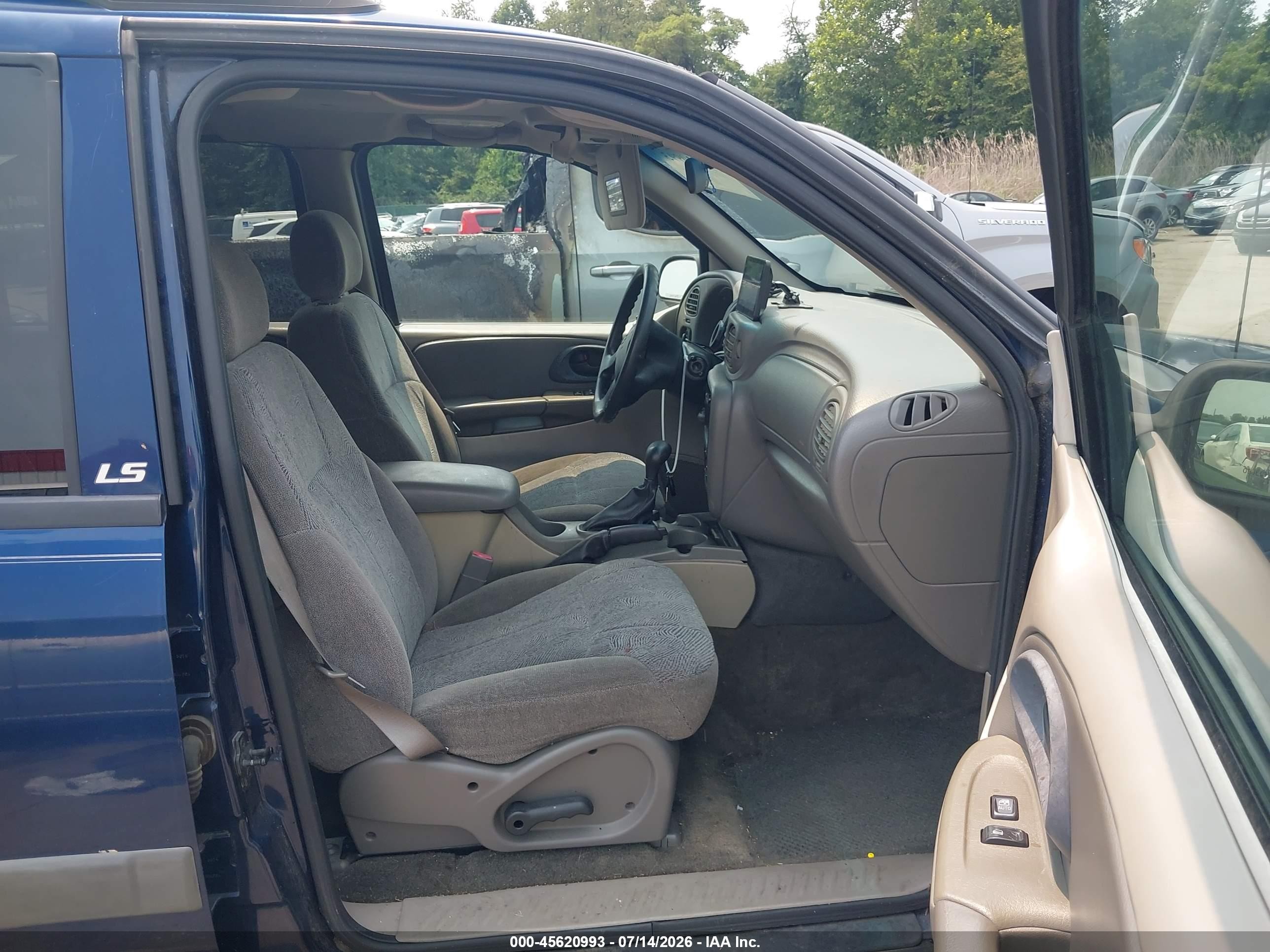 2004 Chevrolet Trailblazer Ext Ls Blue vin: 1GNET16S146110643