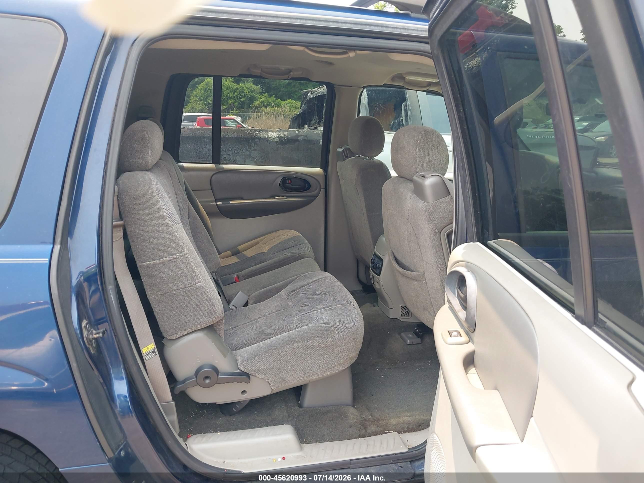 2004 Chevrolet Trailblazer Ext Ls Blue vin: 1GNET16S146110643