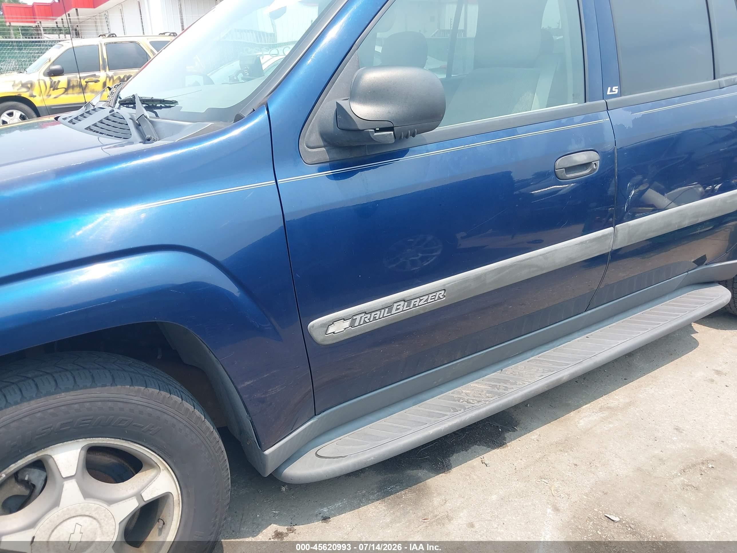 2004 Chevrolet Trailblazer Ext Ls Blue vin: 1GNET16S146110643