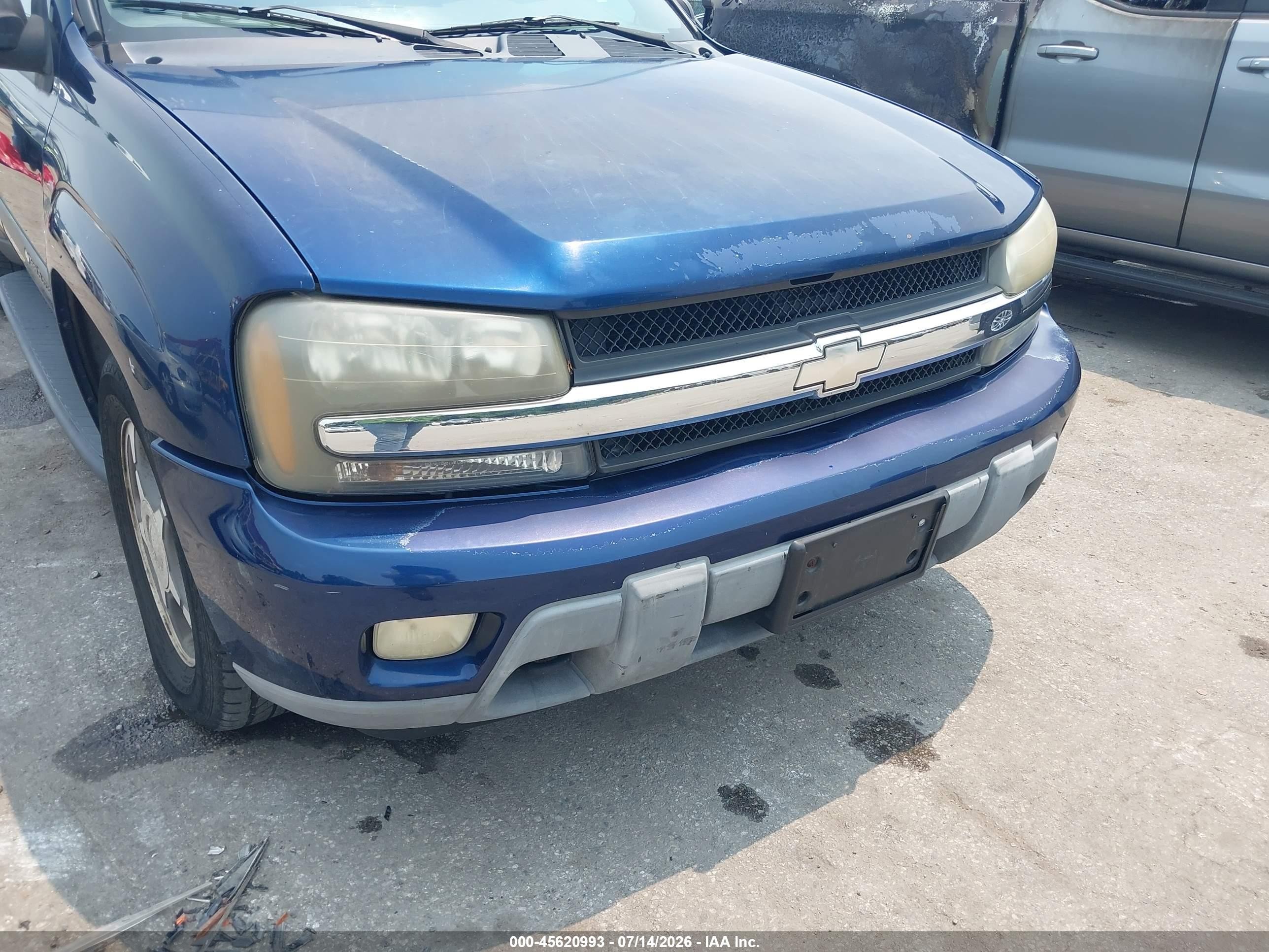 2004 Chevrolet Trailblazer Ext Ls Blue vin: 1GNET16S146110643