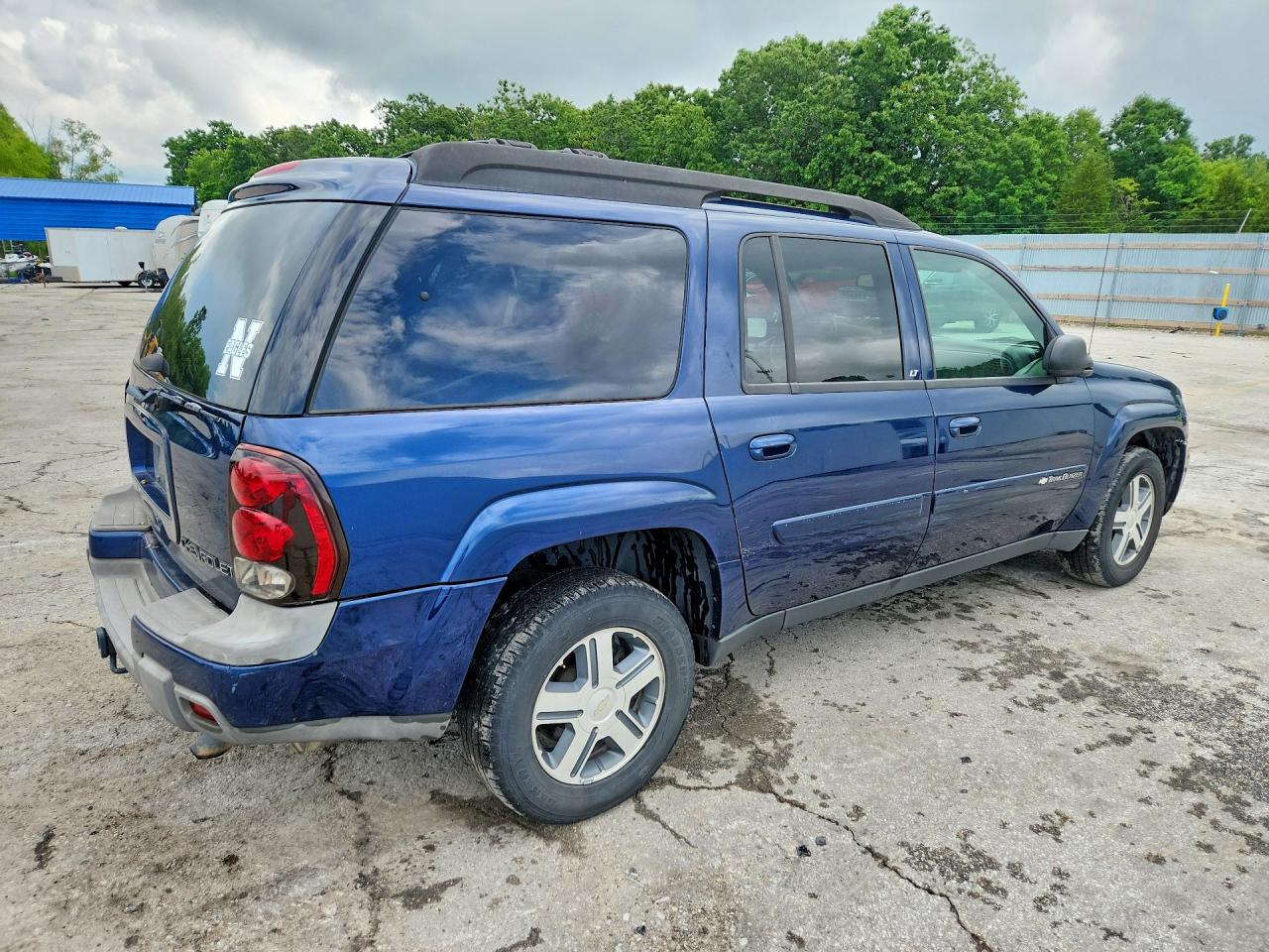 2004 Chevrolet Trailblazer Ext Ls Blue vin: 1GNET16S146127300