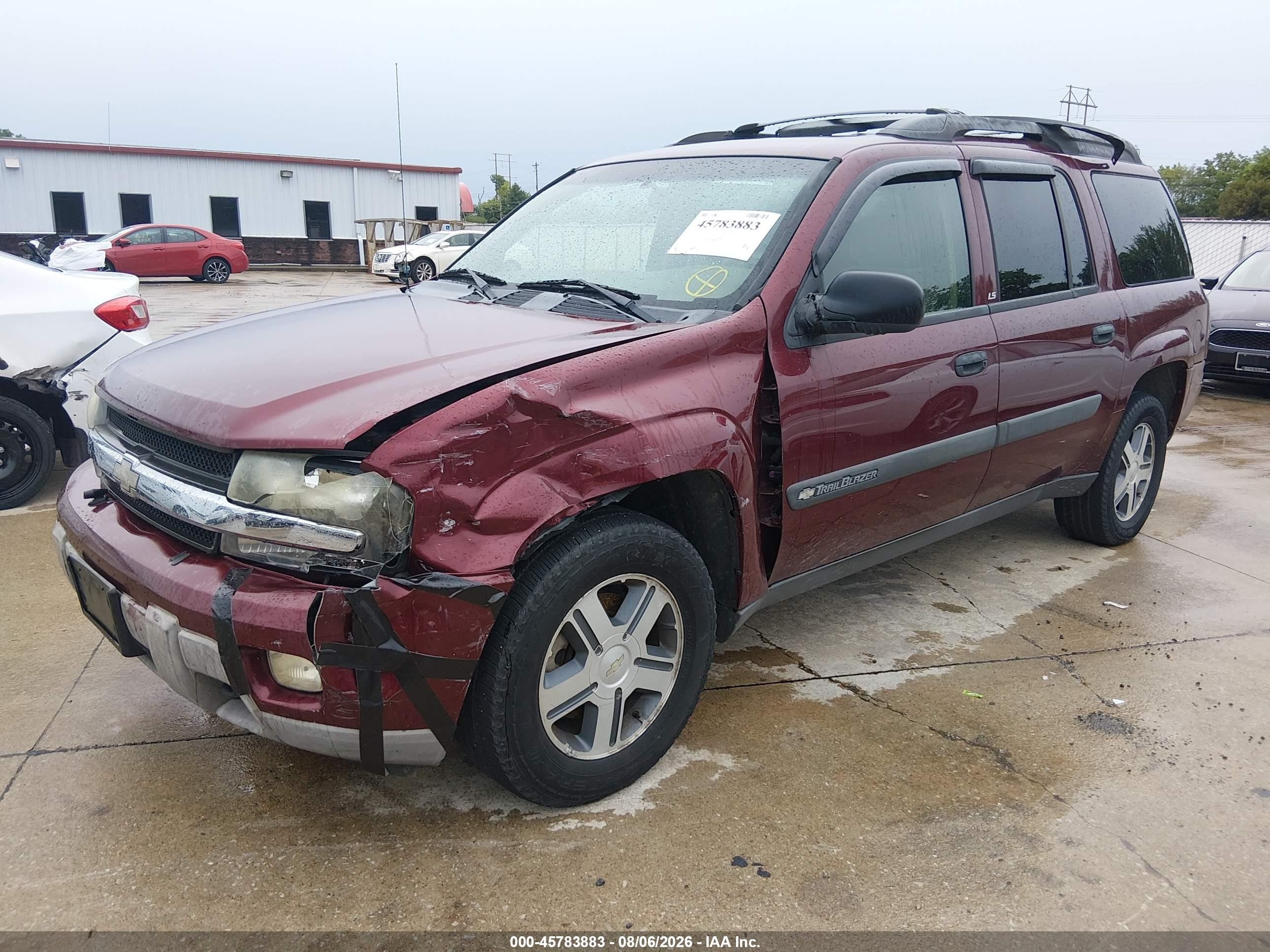 2004 Chevrolet Trailblazer Ext Ls Maroon vin: 1GNET16S146164136