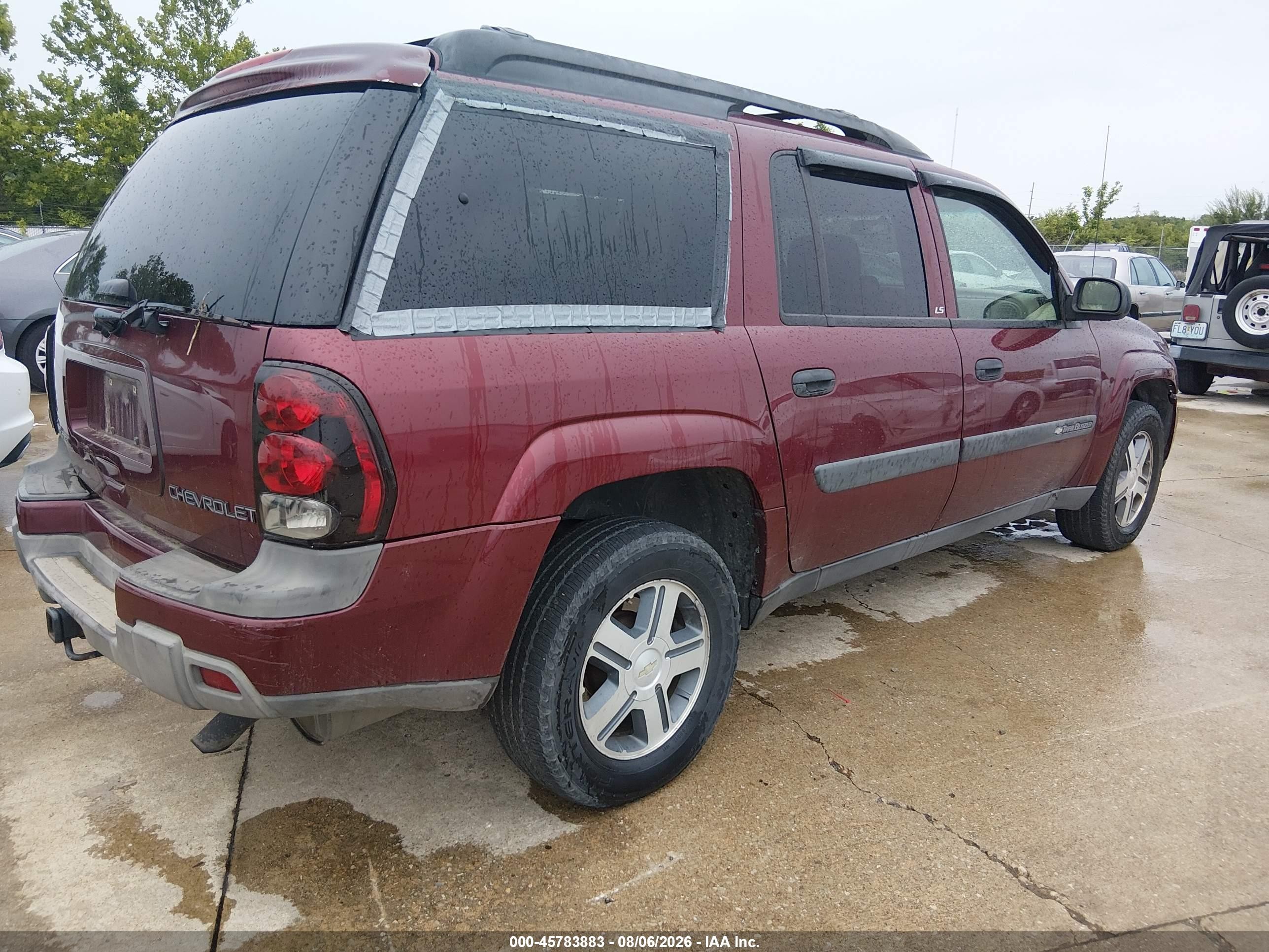 2004 Chevrolet Trailblazer Ext Ls Maroon vin: 1GNET16S146164136