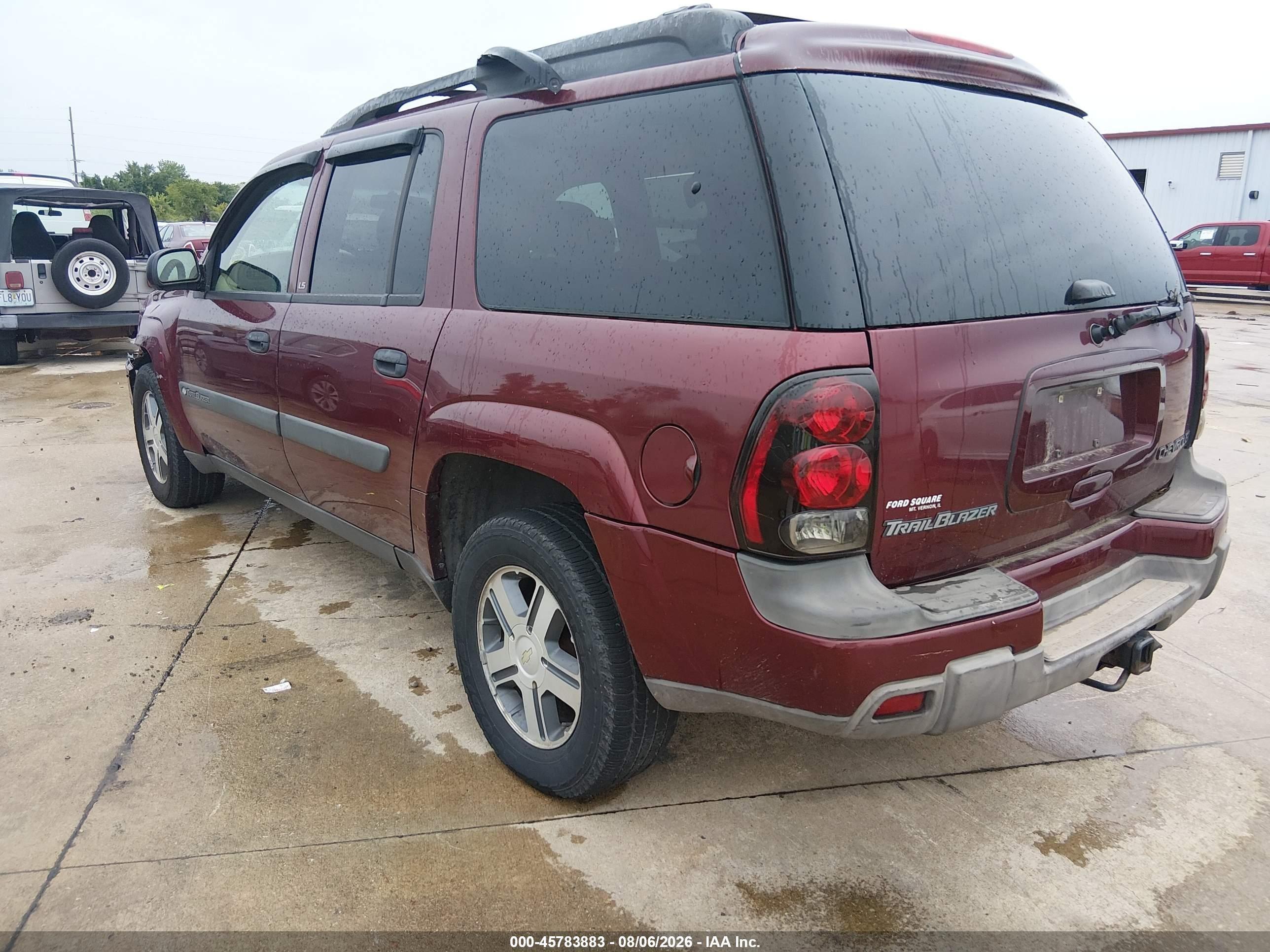 2004 Chevrolet Trailblazer Ext Ls Maroon vin: 1GNET16S146164136