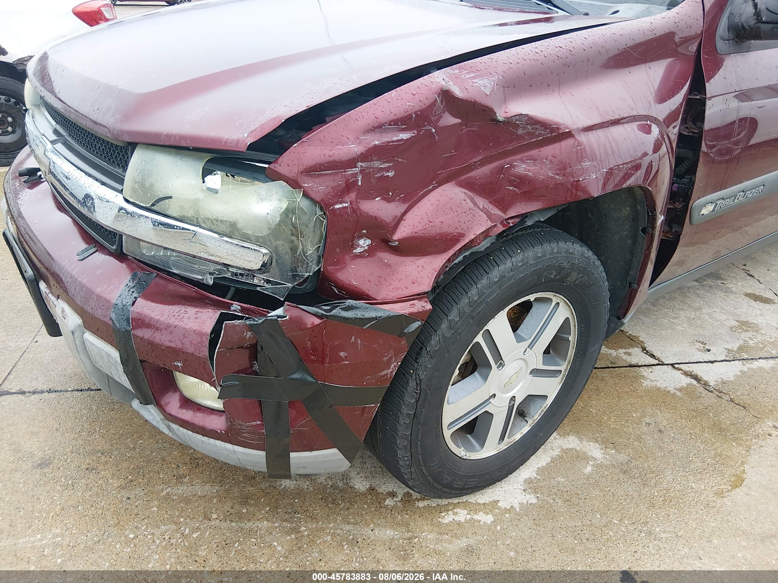 2004 Chevrolet Trailblazer Ext Ls Maroon vin: 1GNET16S146164136