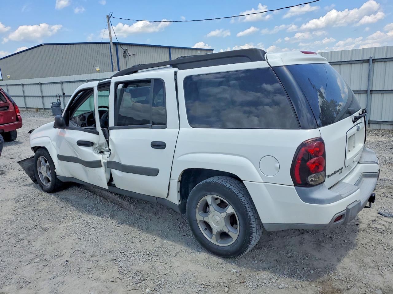 2005 Chevrolet Trailblazer Ext Ls White vin: 1GNET16S156192956