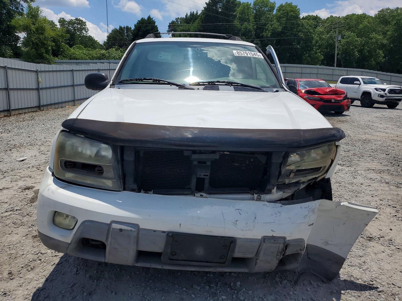 2005 Chevrolet Trailblazer Ext Ls White vin: 1GNET16S156192956