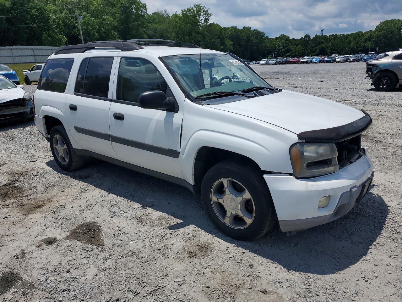 2005 Chevrolet Trailblazer Ext Ls White vin: 1GNET16S156192956