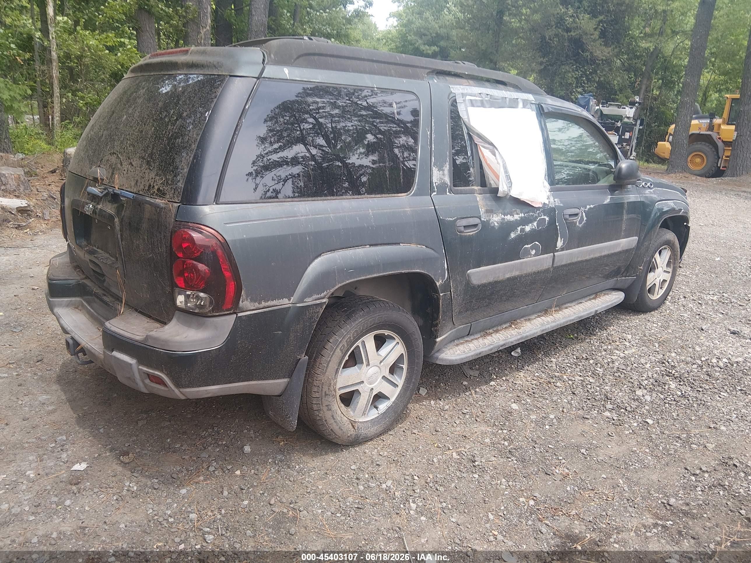 2005 Chevrolet Trailblazer Ext Ls Green vin: 1GNET16S156206161