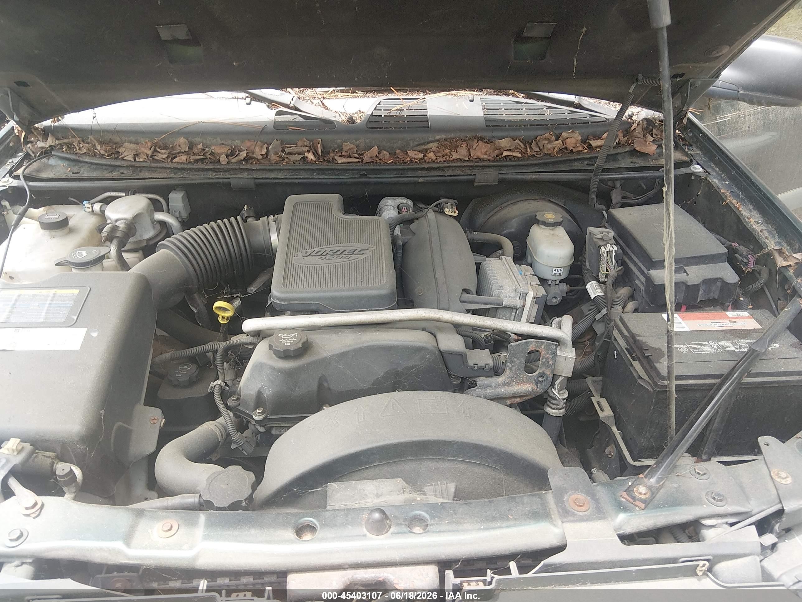 2005 Chevrolet Trailblazer Ext Ls Green vin: 1GNET16S156206161
