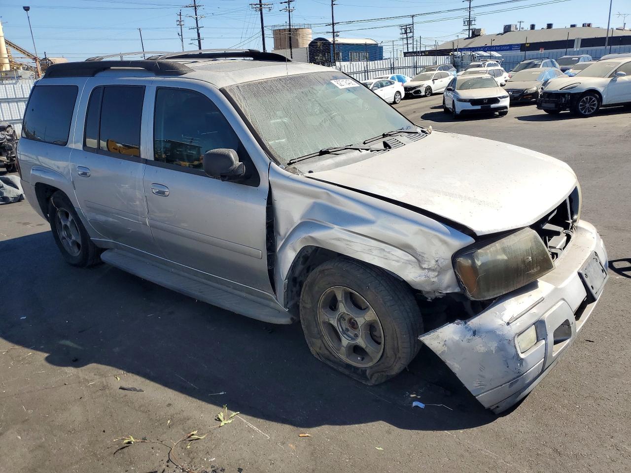 2006 Chevrolet Trailblazer Ext Ls Silver vin: 1GNET16S166172093