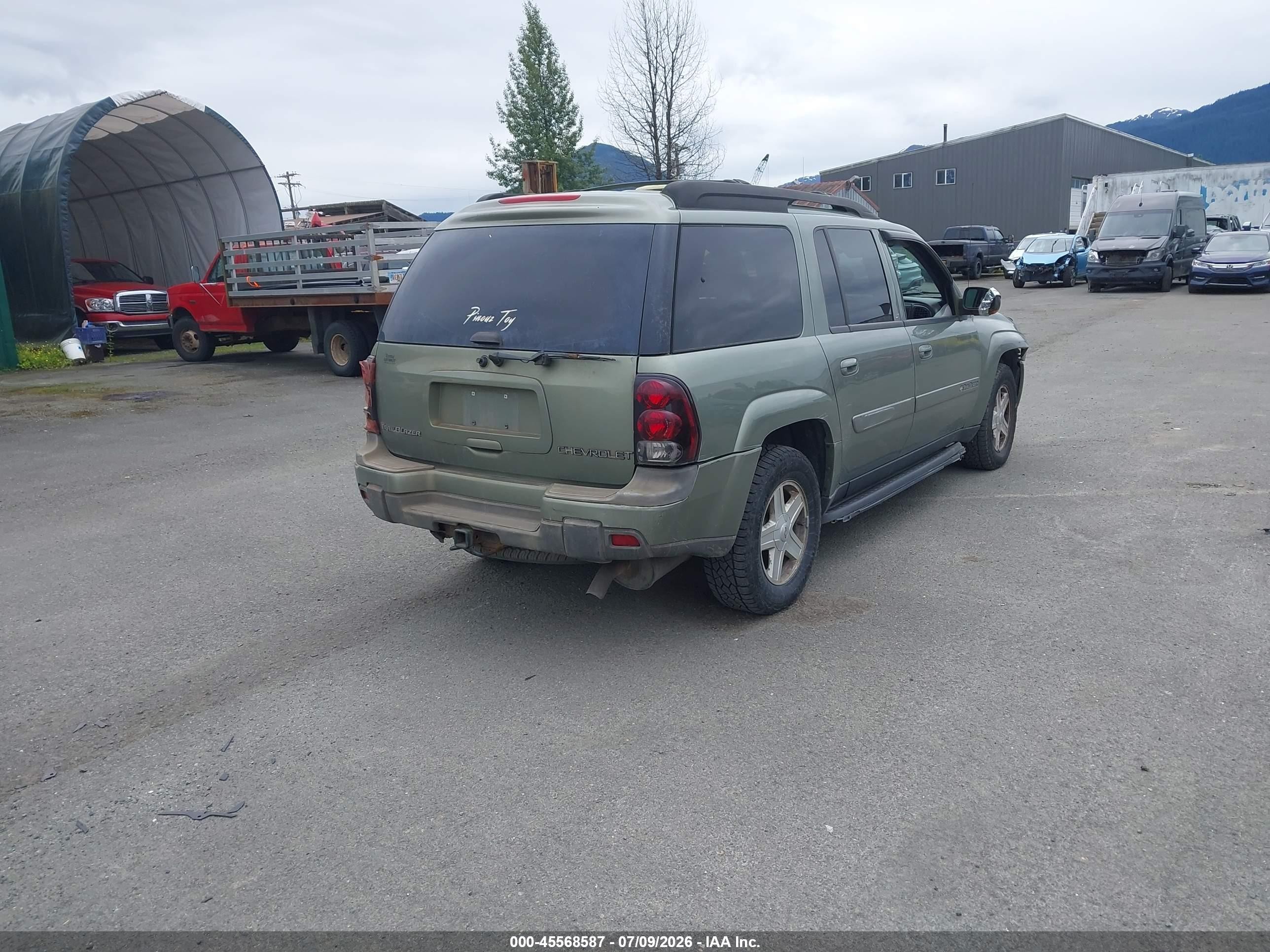 2003 Chevrolet Trailblazer Ext Lt Green vin: 1GNET16S236164337