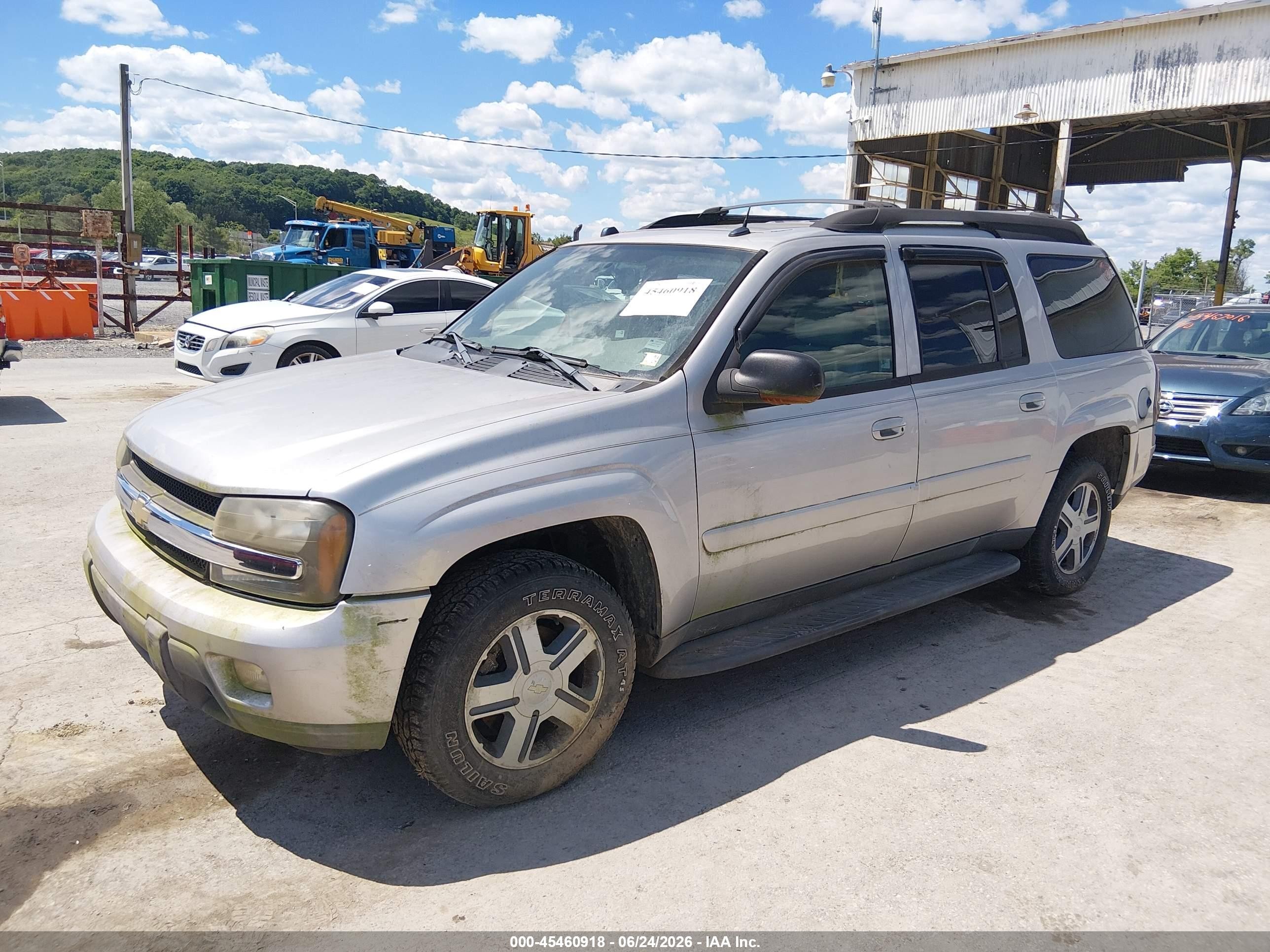 2005 Chevrolet Trailblazer Ext Lt Silver vin: 1GNET16S256104285