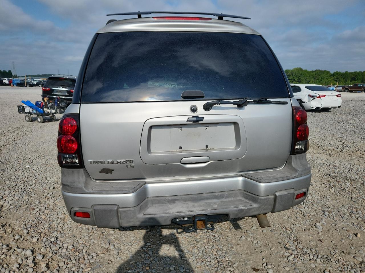 2005 Chevrolet Trailblazer Ext Ls Silver vin: 1GNET16S256142177
