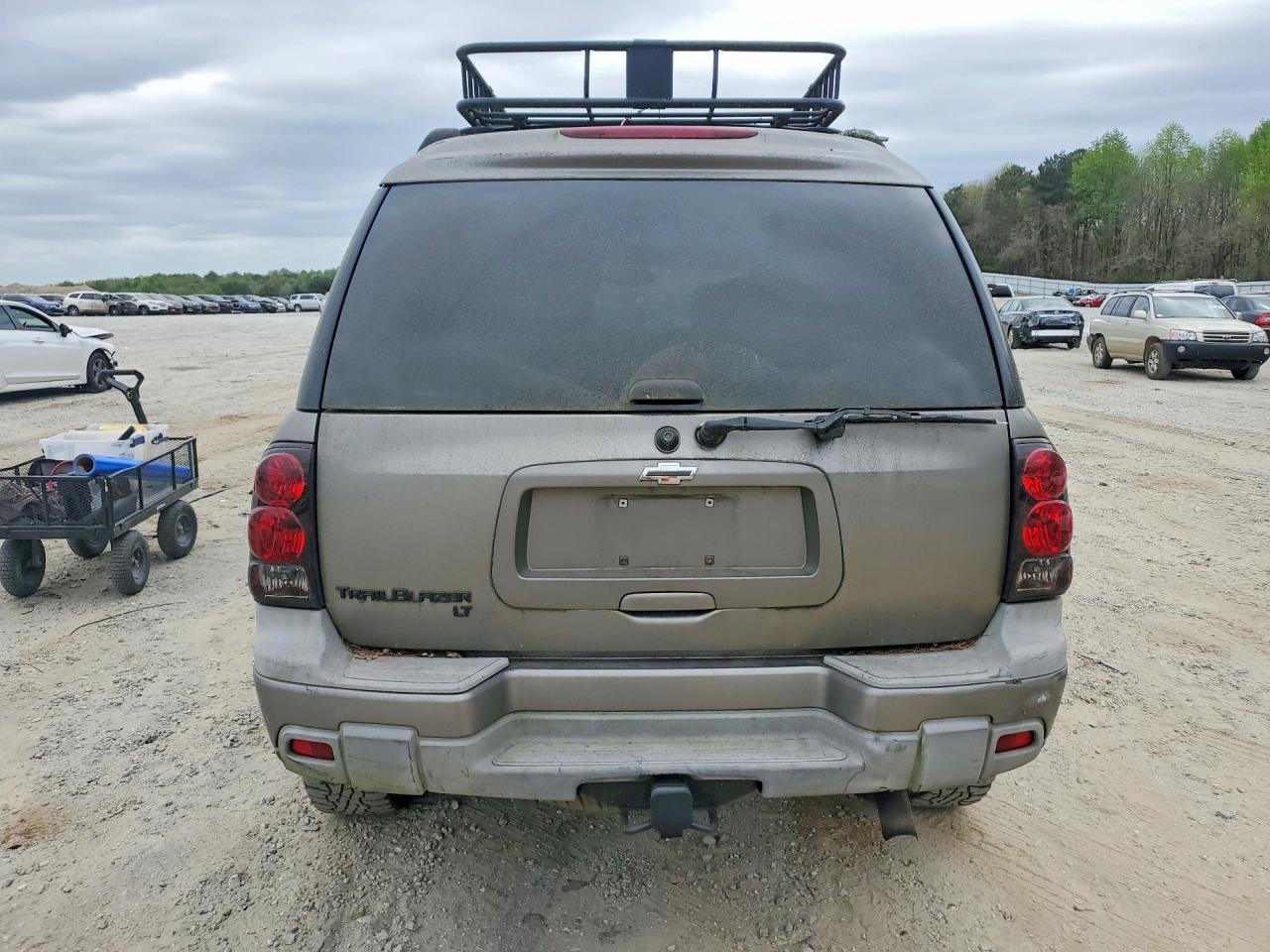 2005 Chevrolet Trailblazer Ext Ls Gray vin: 1GNET16S256177561