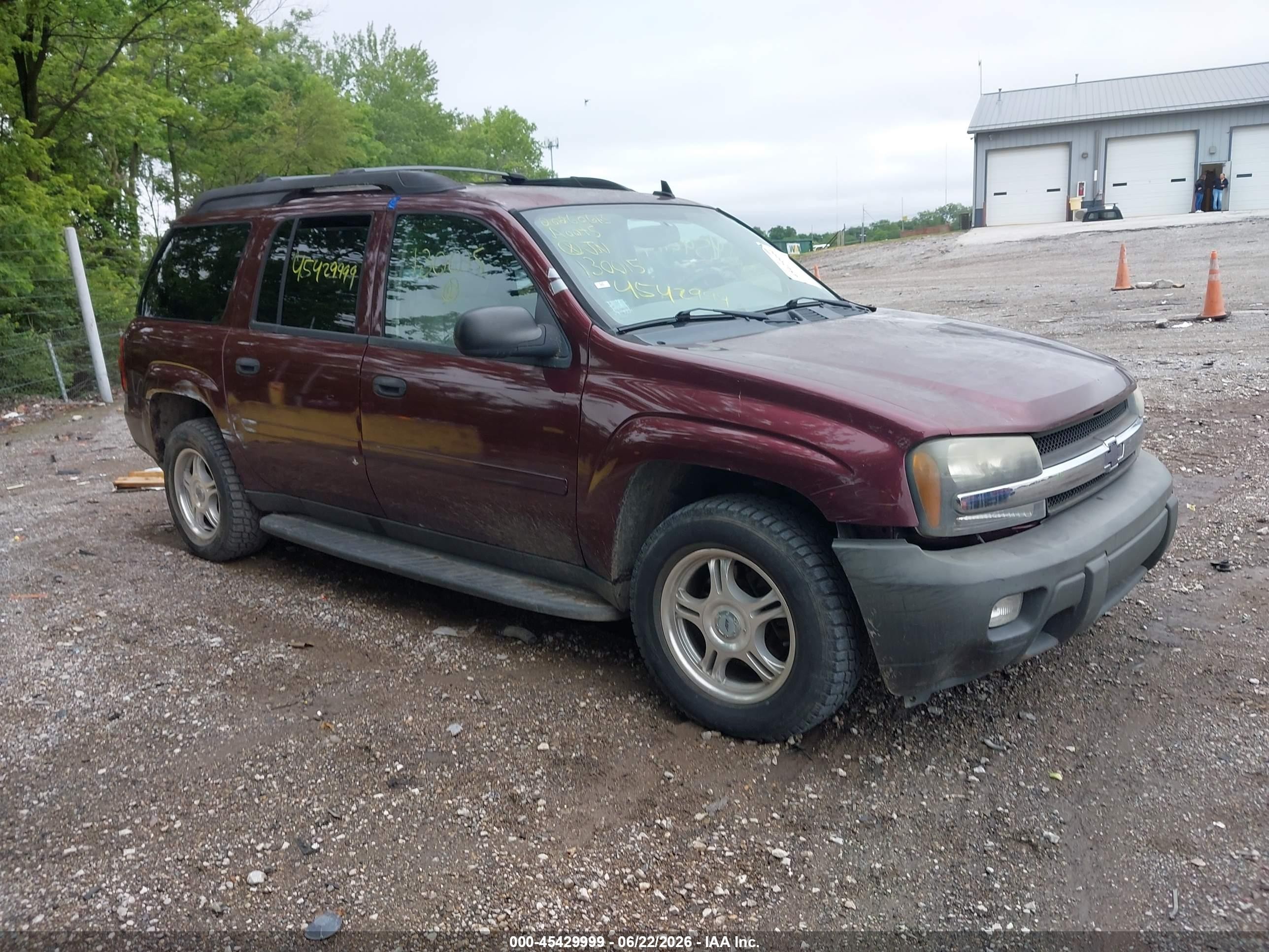 2006 Chevrolet Trailblazer Ext Ls Purple vin: 1GNET16S266130015