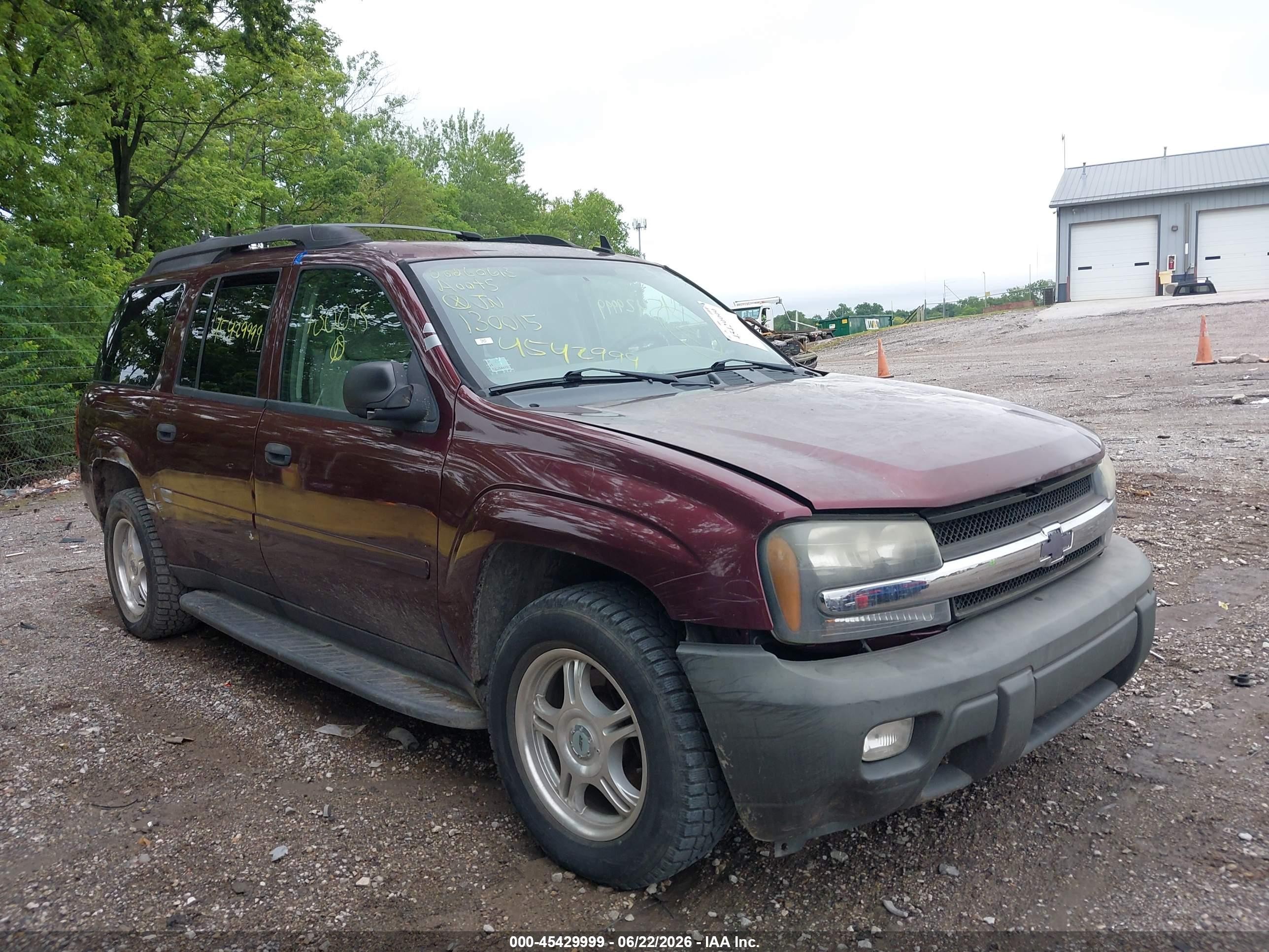 2006 Chevrolet Trailblazer Ext Ls Purple vin: 1GNET16S266130015