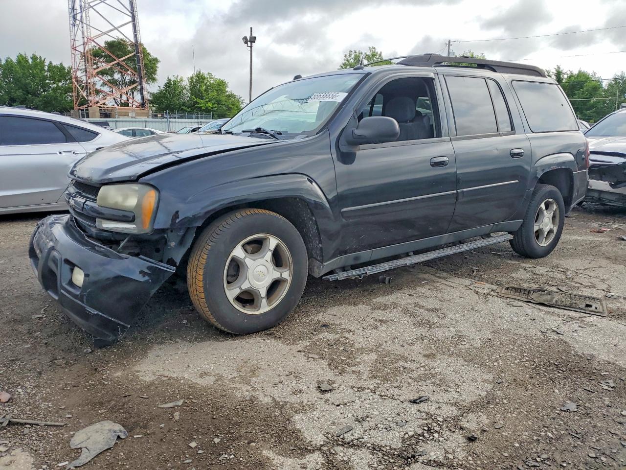 2005 Chevrolet Trailblazer Ext Ls Black vin: 1GNET16S356198595